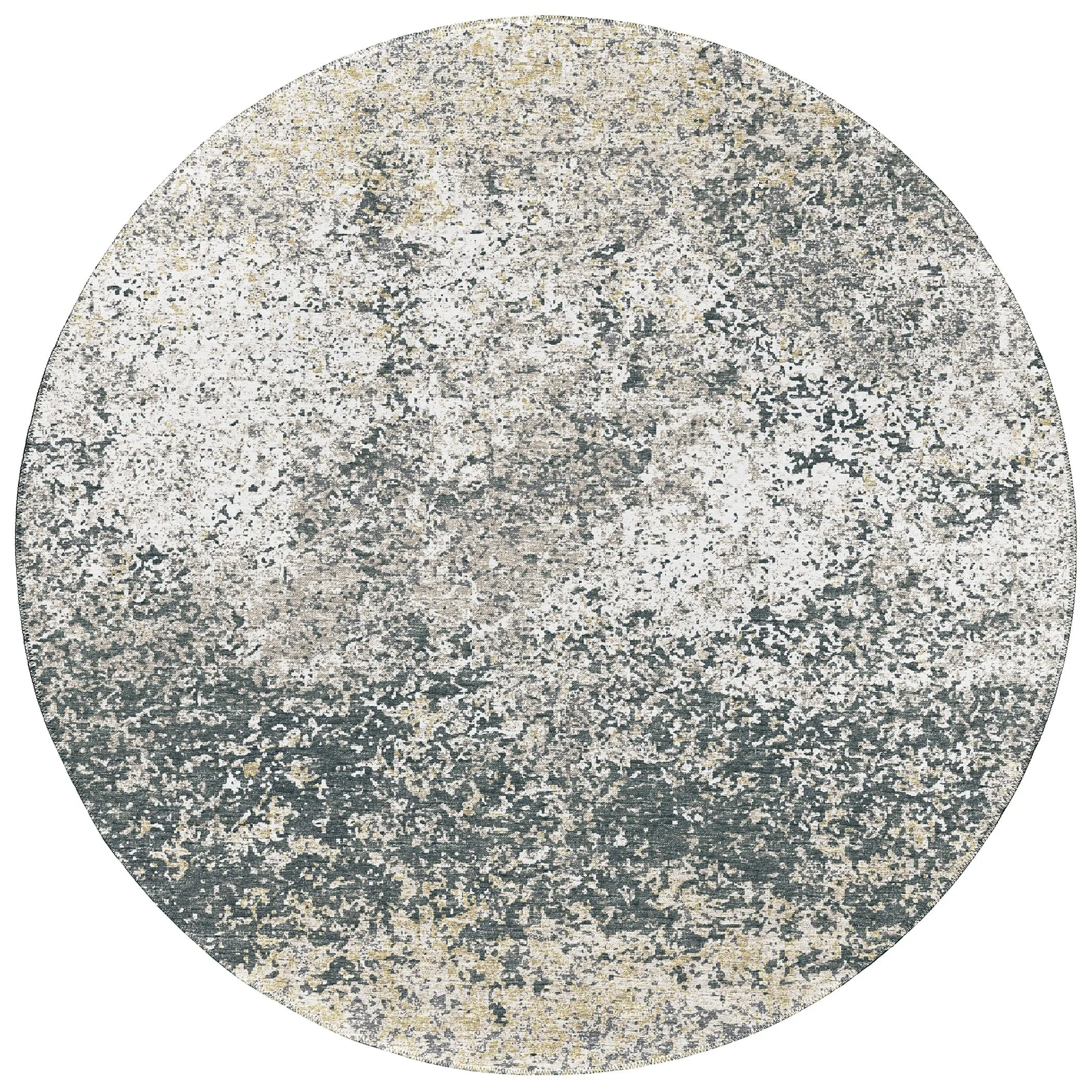 Indoor/Outdoor Rylee Modern Abstract Washable Rug New