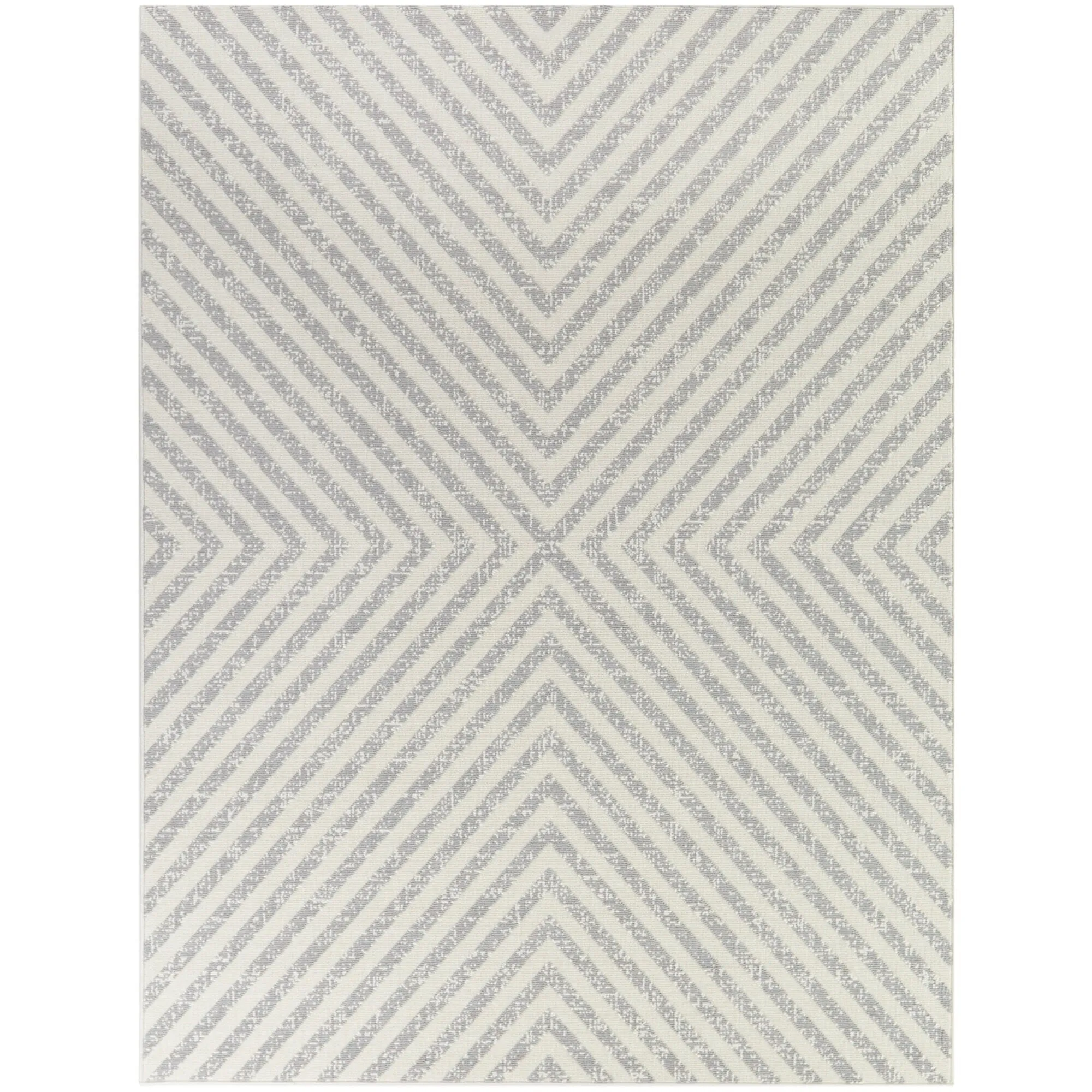 Issei Modern Striped Indoor/Outdoor Area Rug