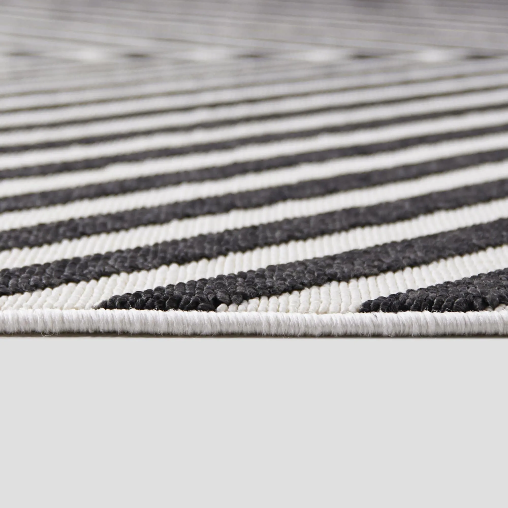 Issei Modern Striped Indoor/Outdoor Area Rug