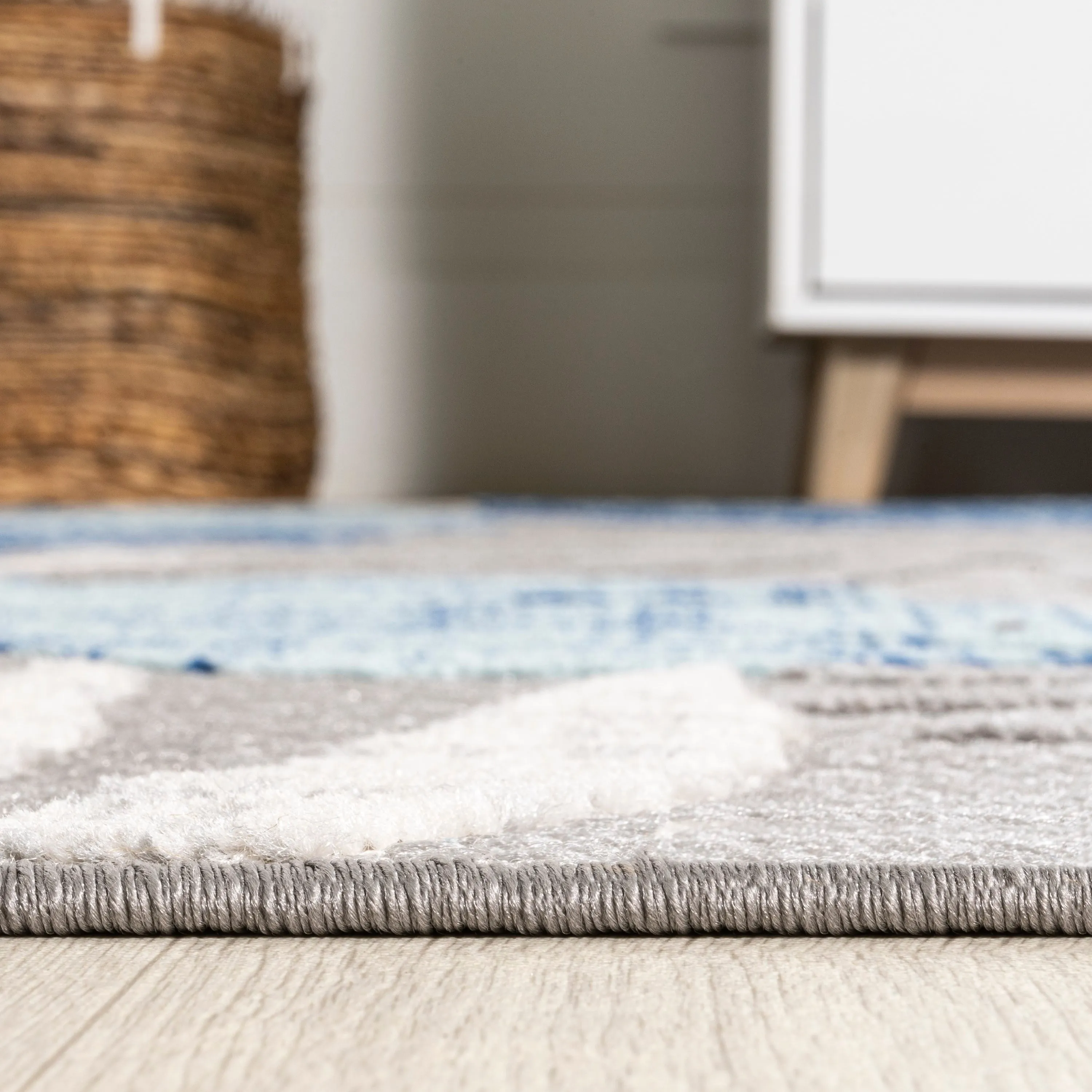JONATHAN Y Algarve Tropical Leaf High-Low Indoor/Outdoor Area Rug