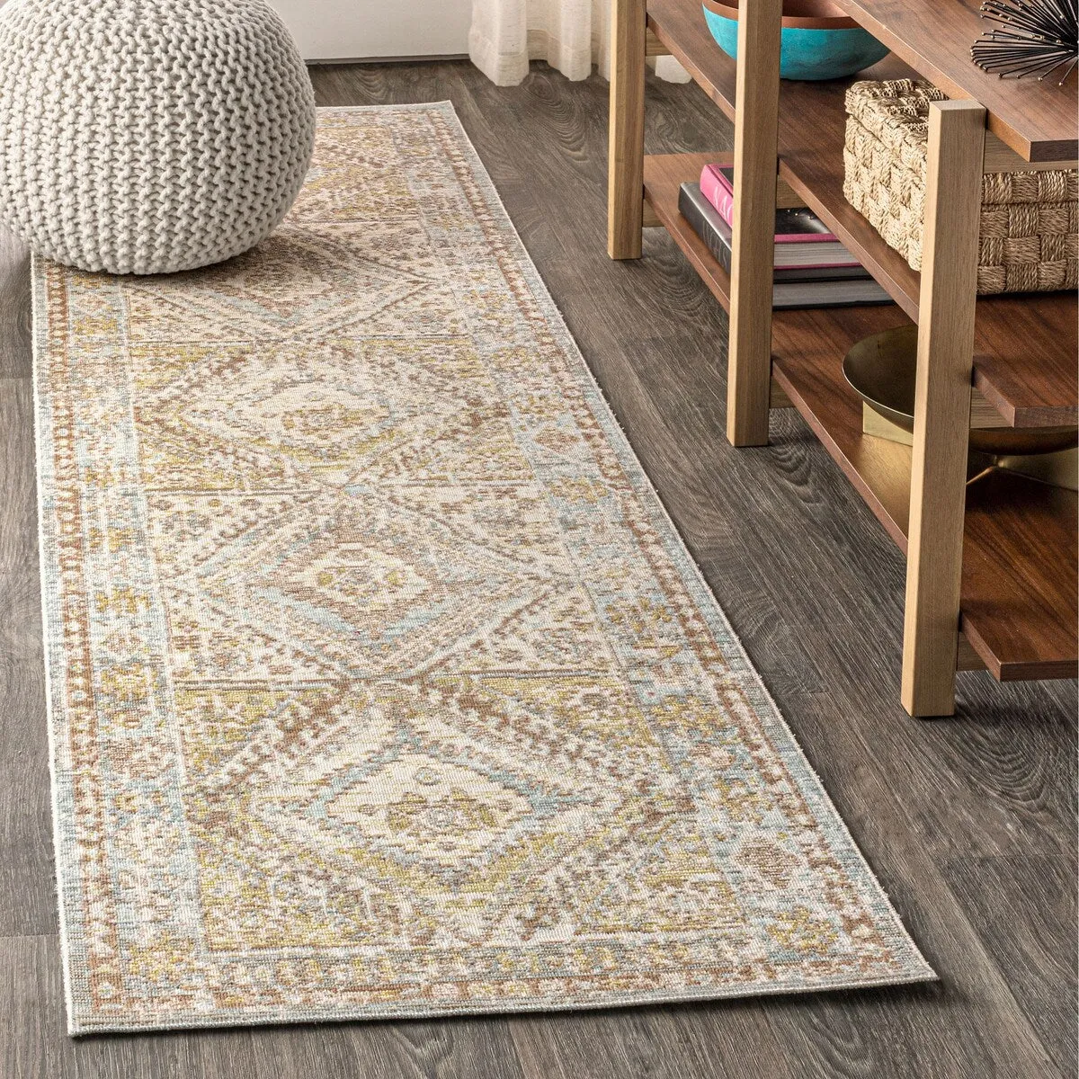 JONATHAN Y Alhambra Ornate Geometric Medallion Area Rug