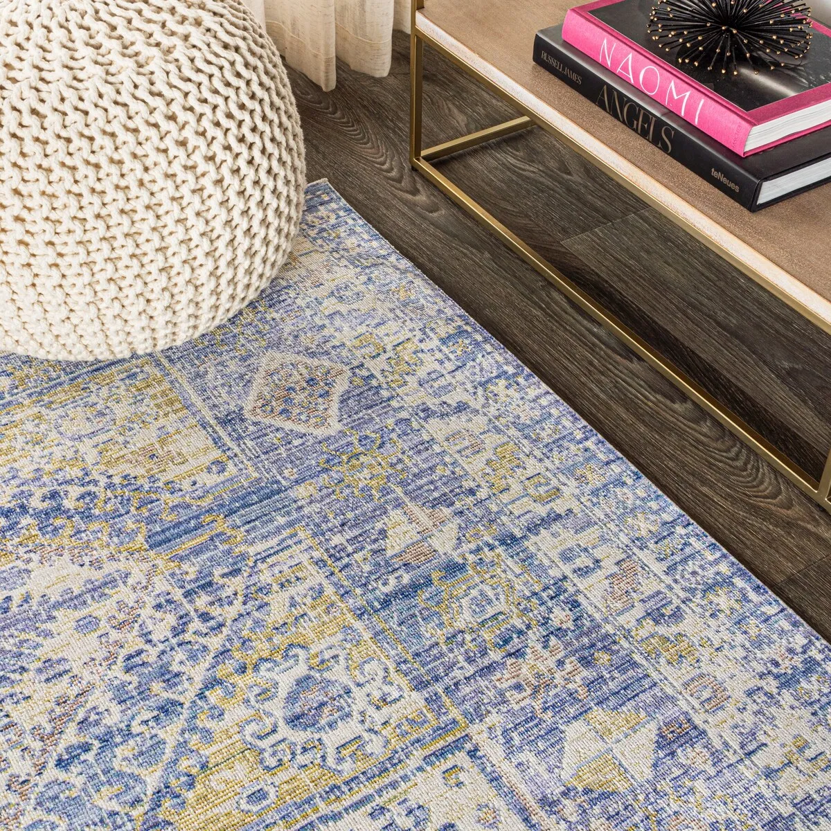 JONATHAN Y Alhambra Ornate Geometric Medallion Area Rug