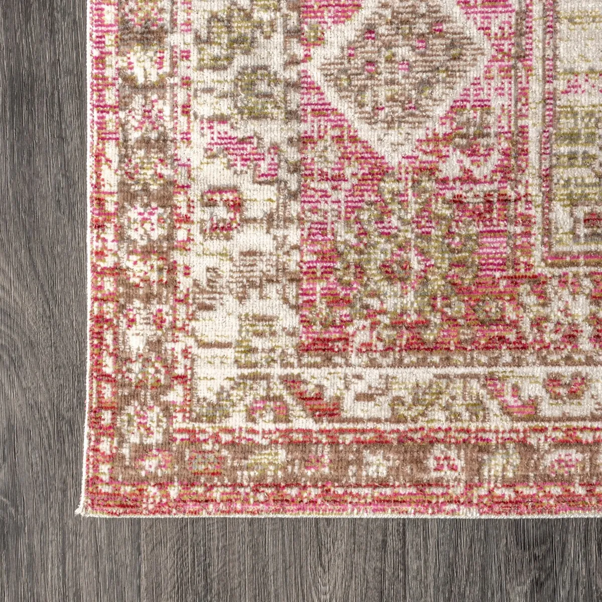 JONATHAN Y Alhambra Ornate Geometric Medallion Area Rug