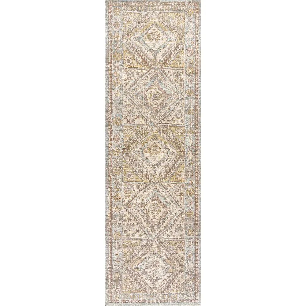 JONATHAN Y Alhambra Ornate Geometric Medallion Area Rug