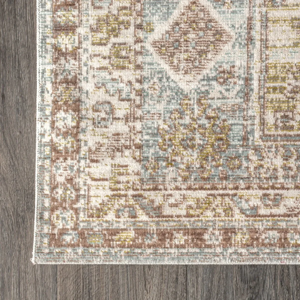 JONATHAN Y Alhambra Ornate Geometric Medallion Area Rug