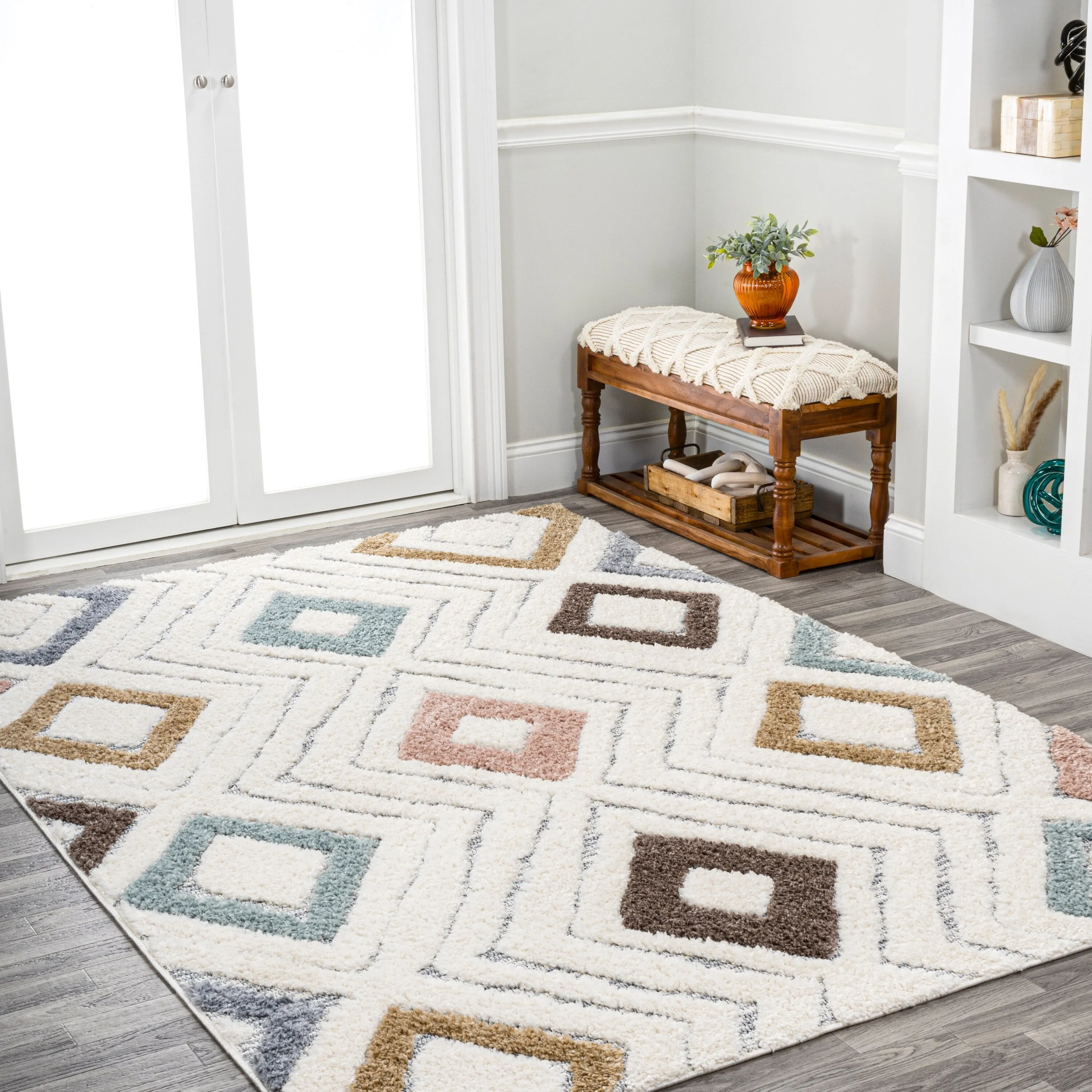 JONATHAN Y Aziza Beach Strie' Striped Area Rug