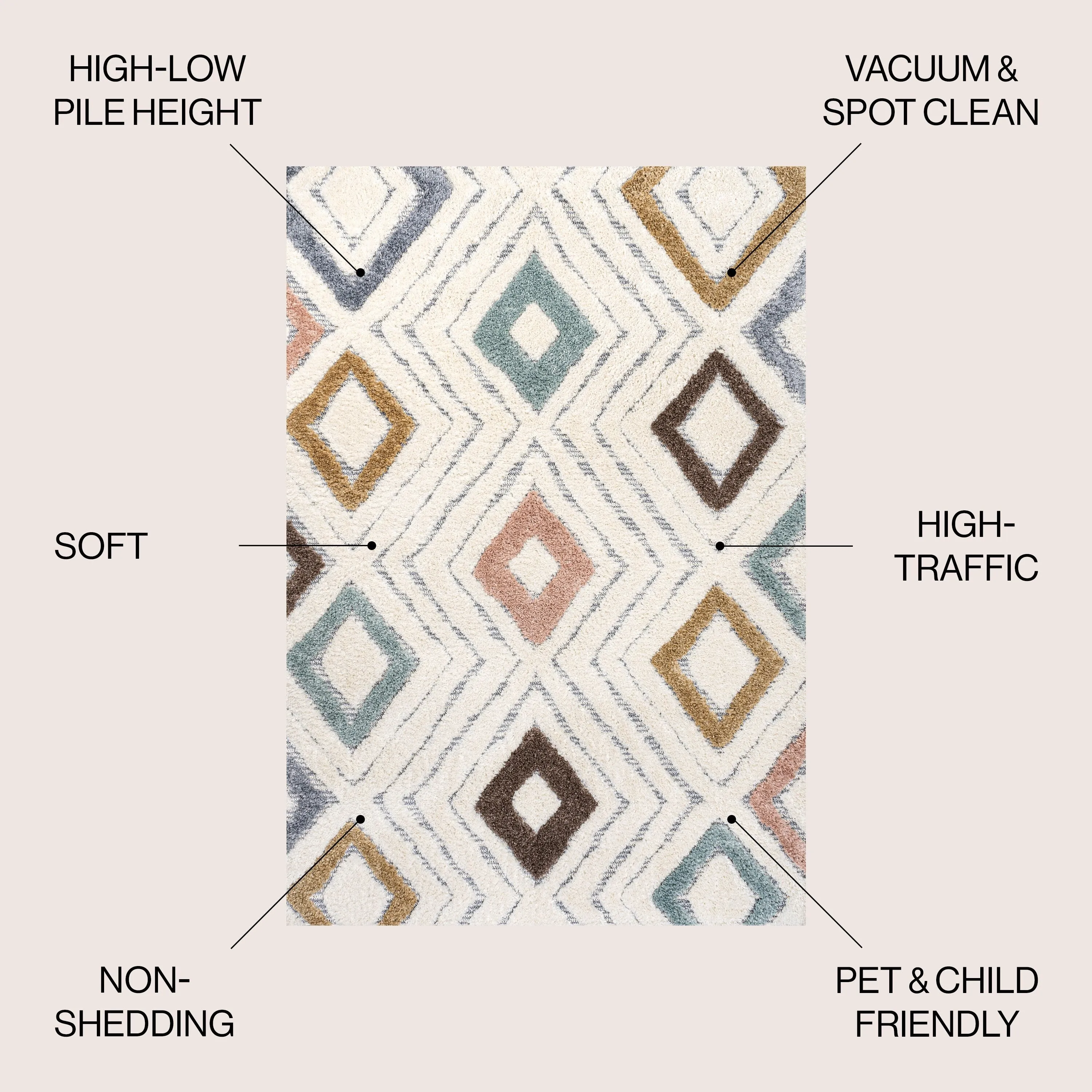 JONATHAN Y Aziza Beach Strie' Striped Area Rug