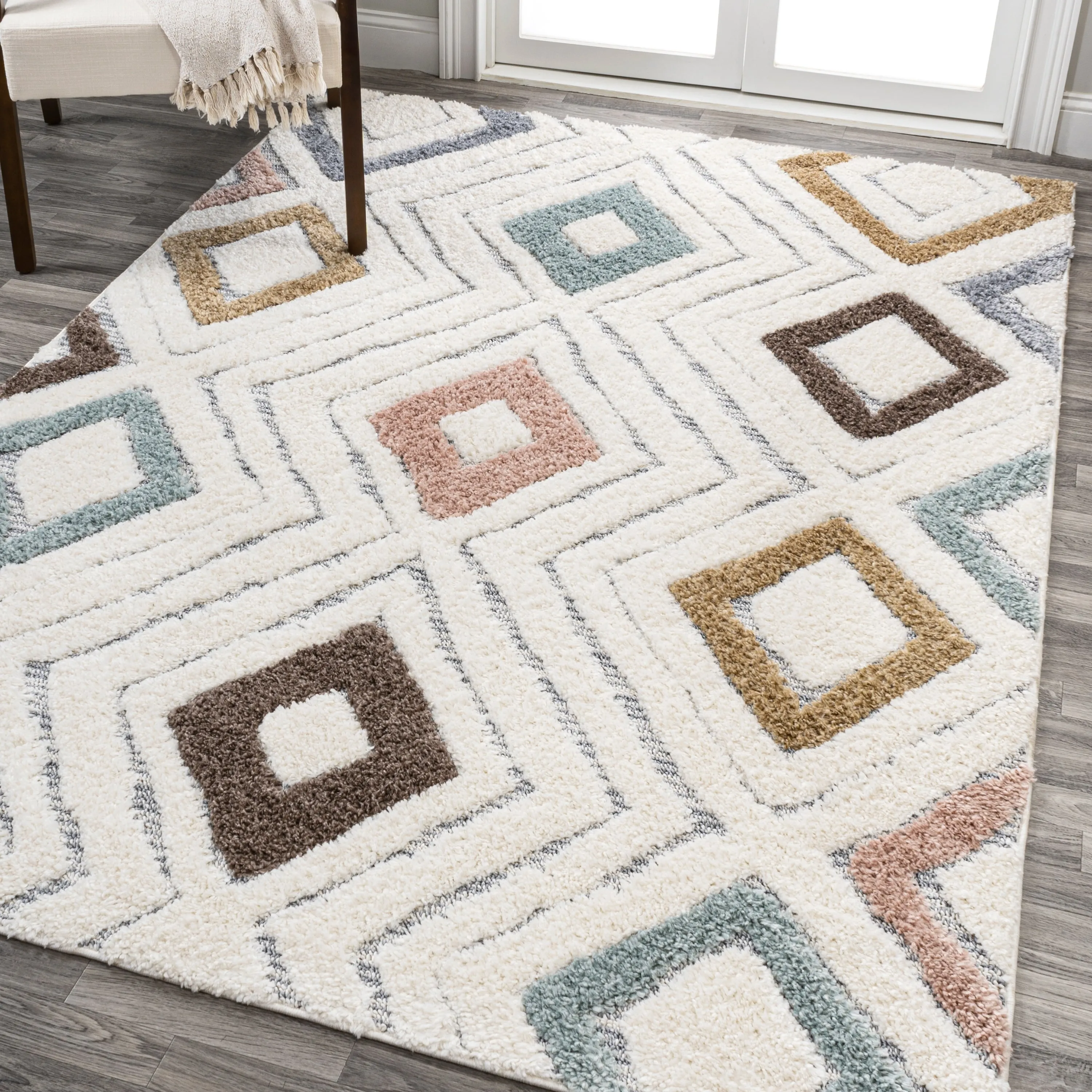 JONATHAN Y Aziza Beach Strie' Striped Area Rug