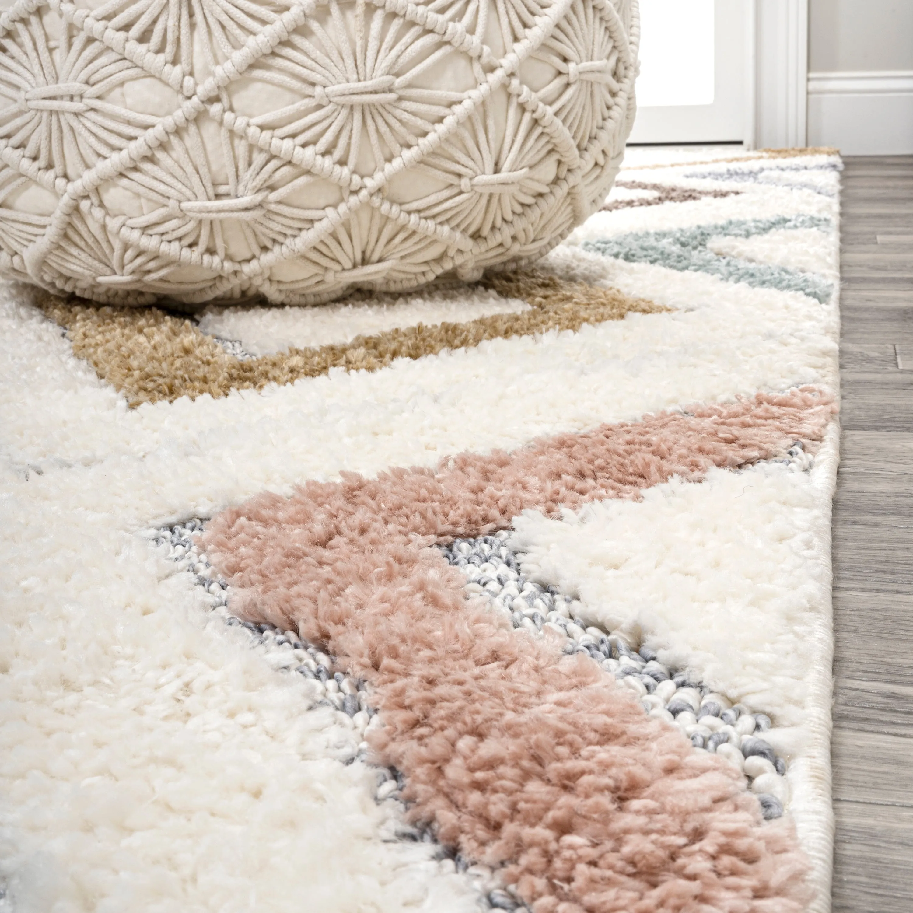 JONATHAN Y Aziza Beach Strie' Striped Area Rug