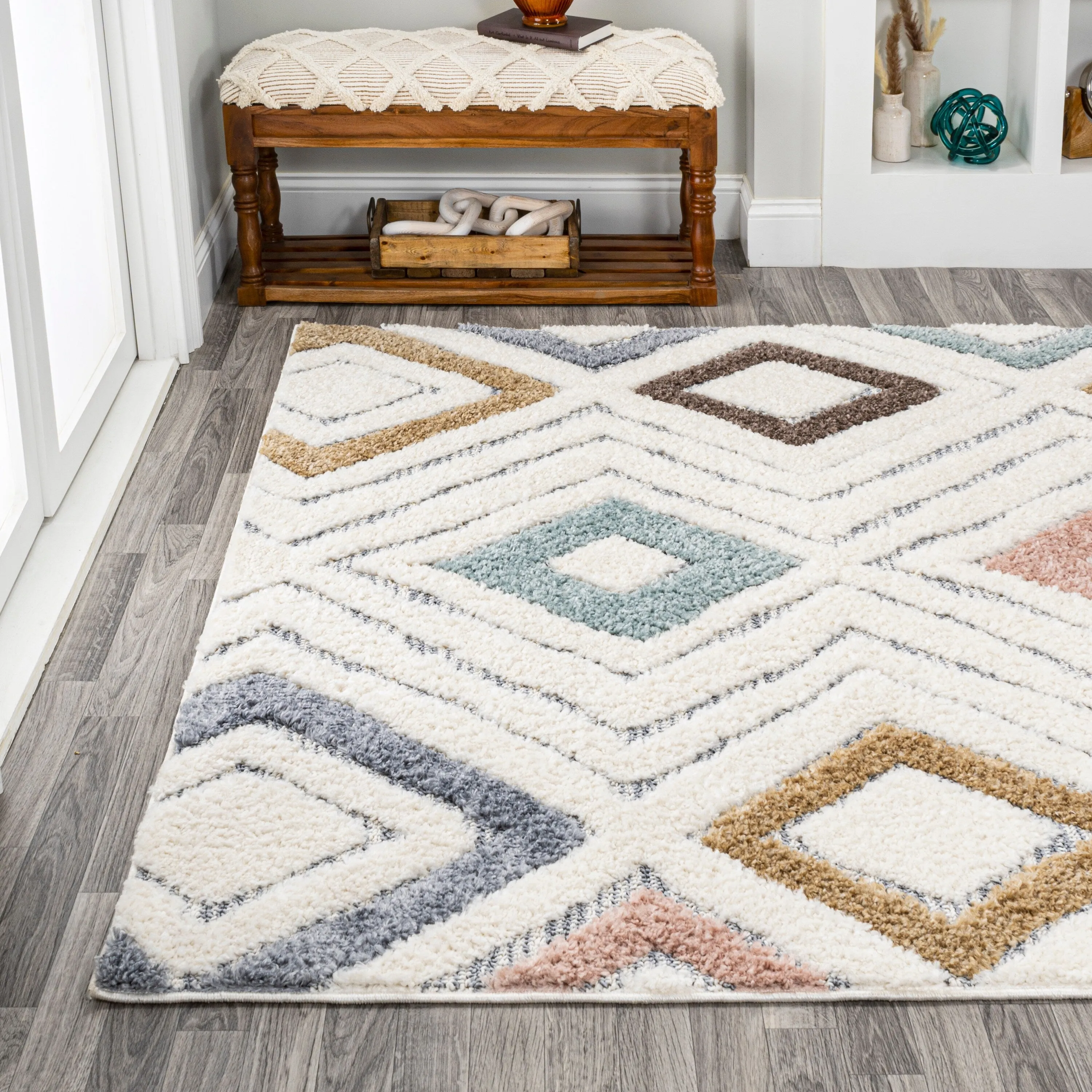 JONATHAN Y Aziza Beach Strie' Striped Area Rug