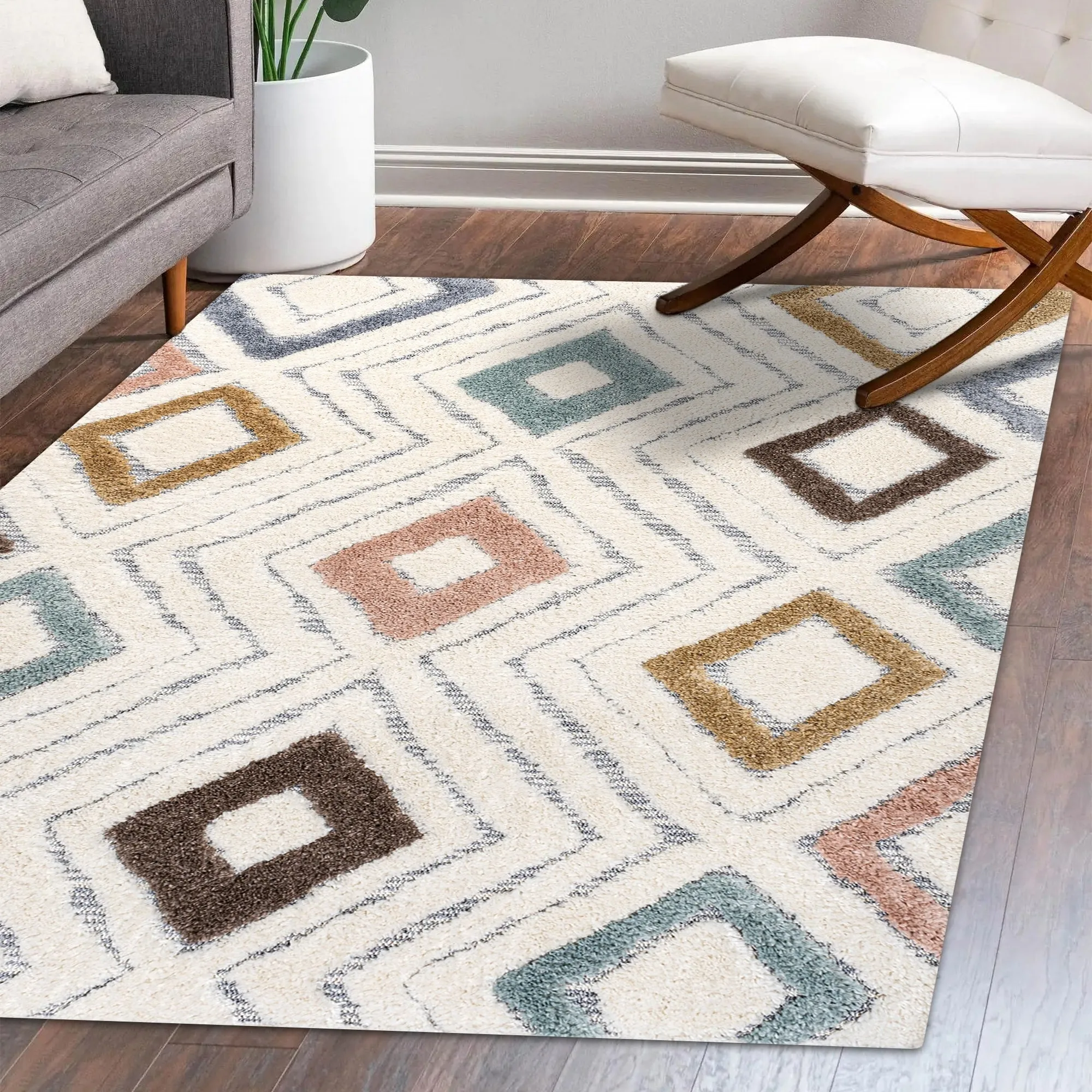 JONATHAN Y Aziza Beach Strie' Striped Area Rug