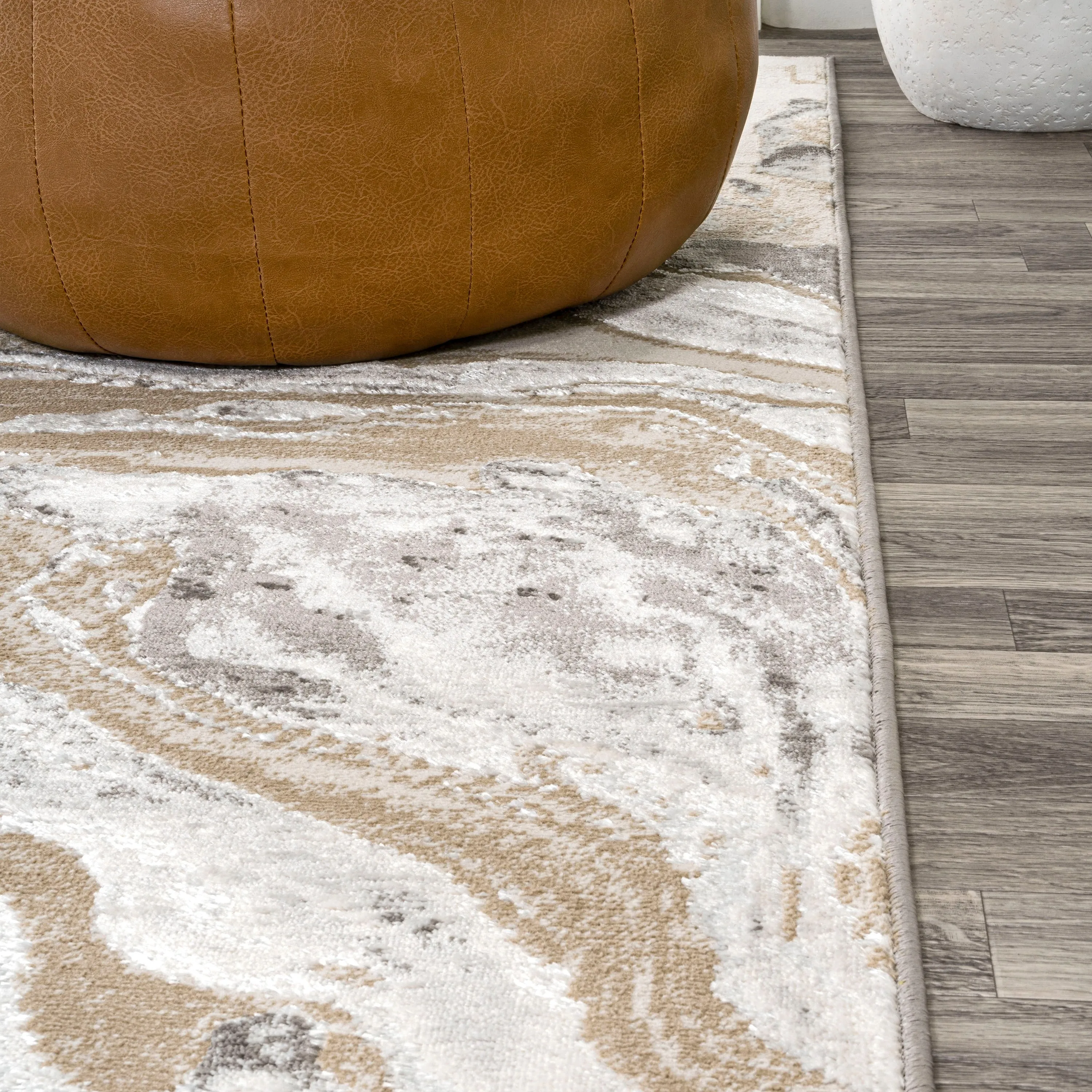 JONATHAN Y Batten Marbled Abstract Area Rug