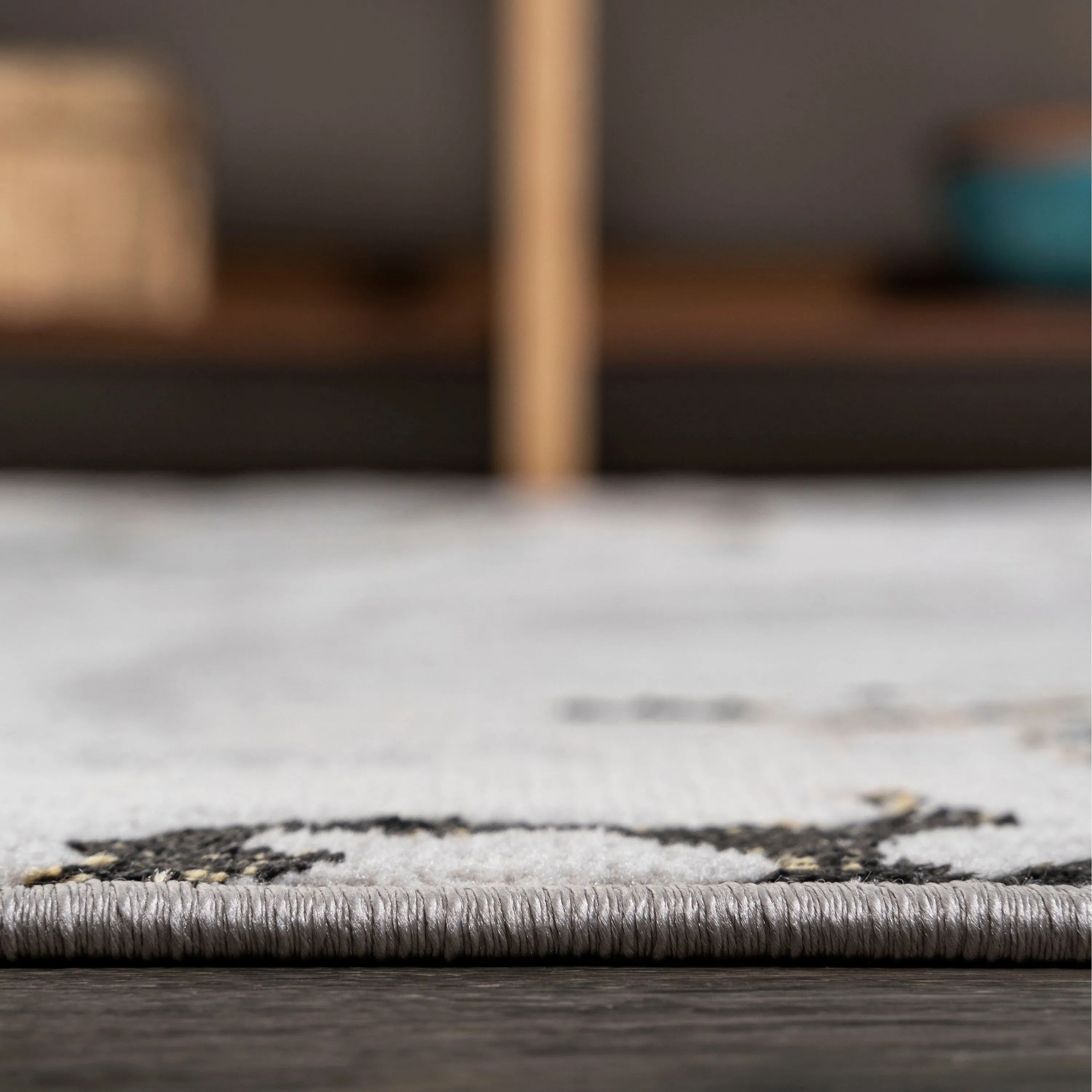 JONATHAN Y Batten Marbled Abstract Area Rug