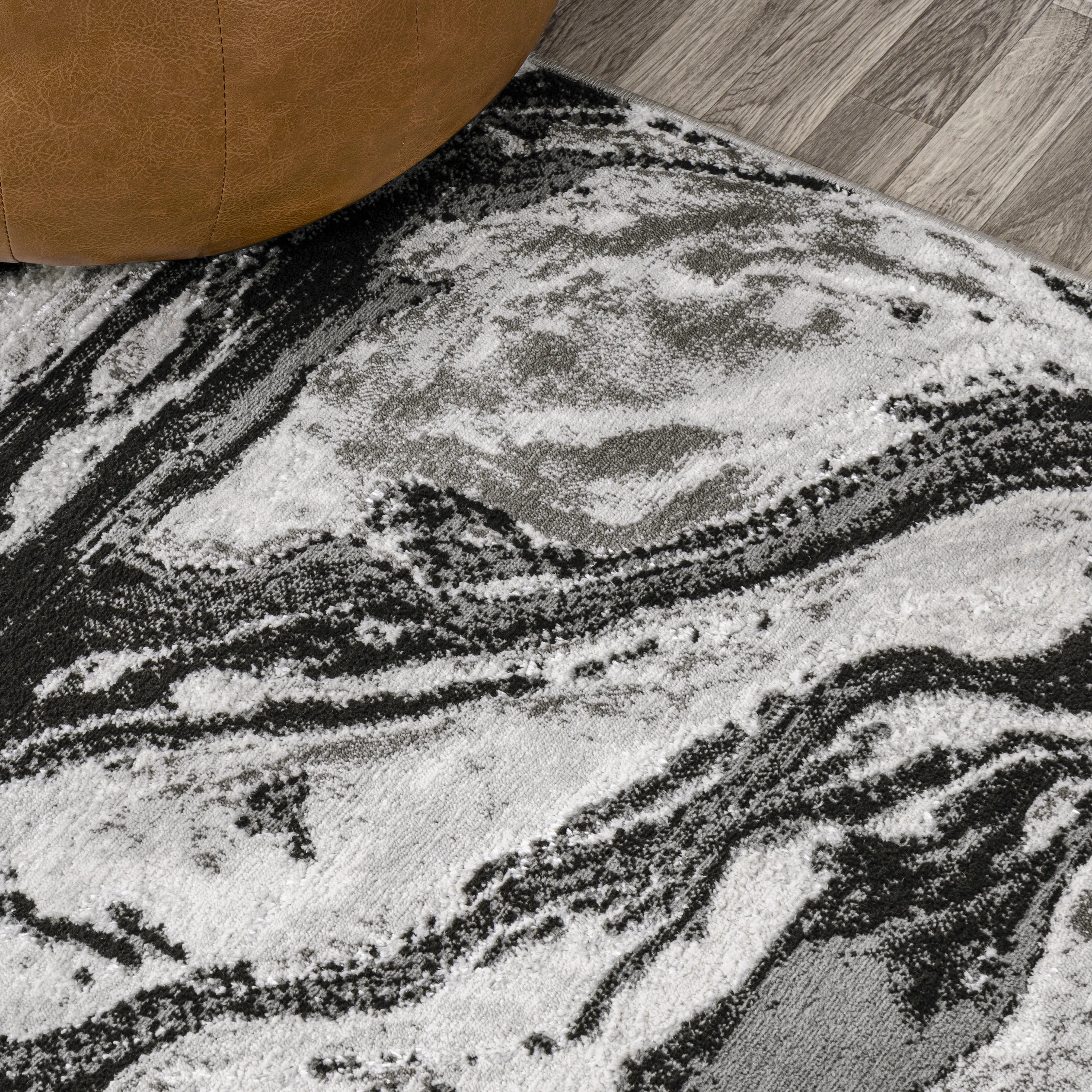 JONATHAN Y Batten Marbled Abstract Area Rug