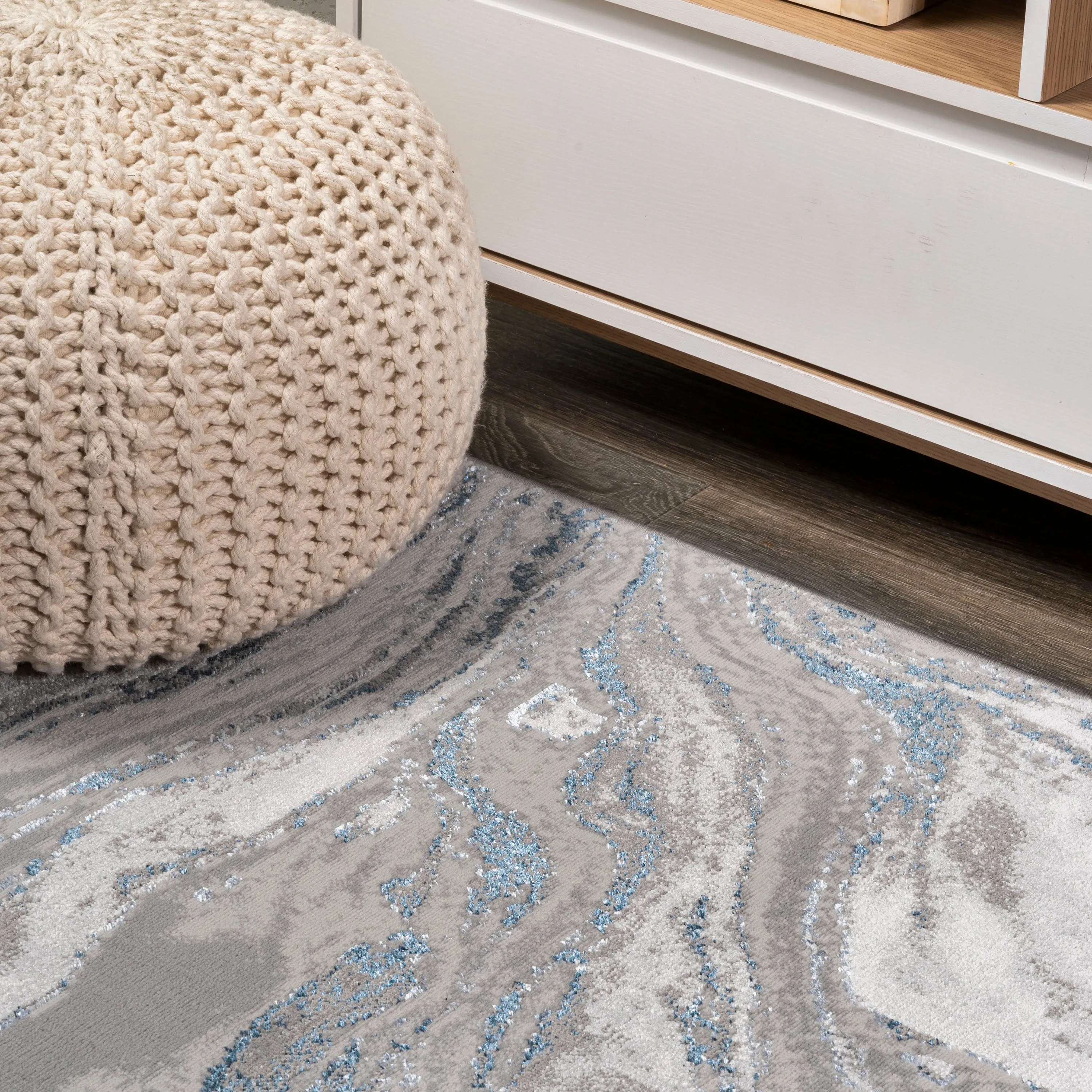 JONATHAN Y Batten Marbled Abstract Area Rug