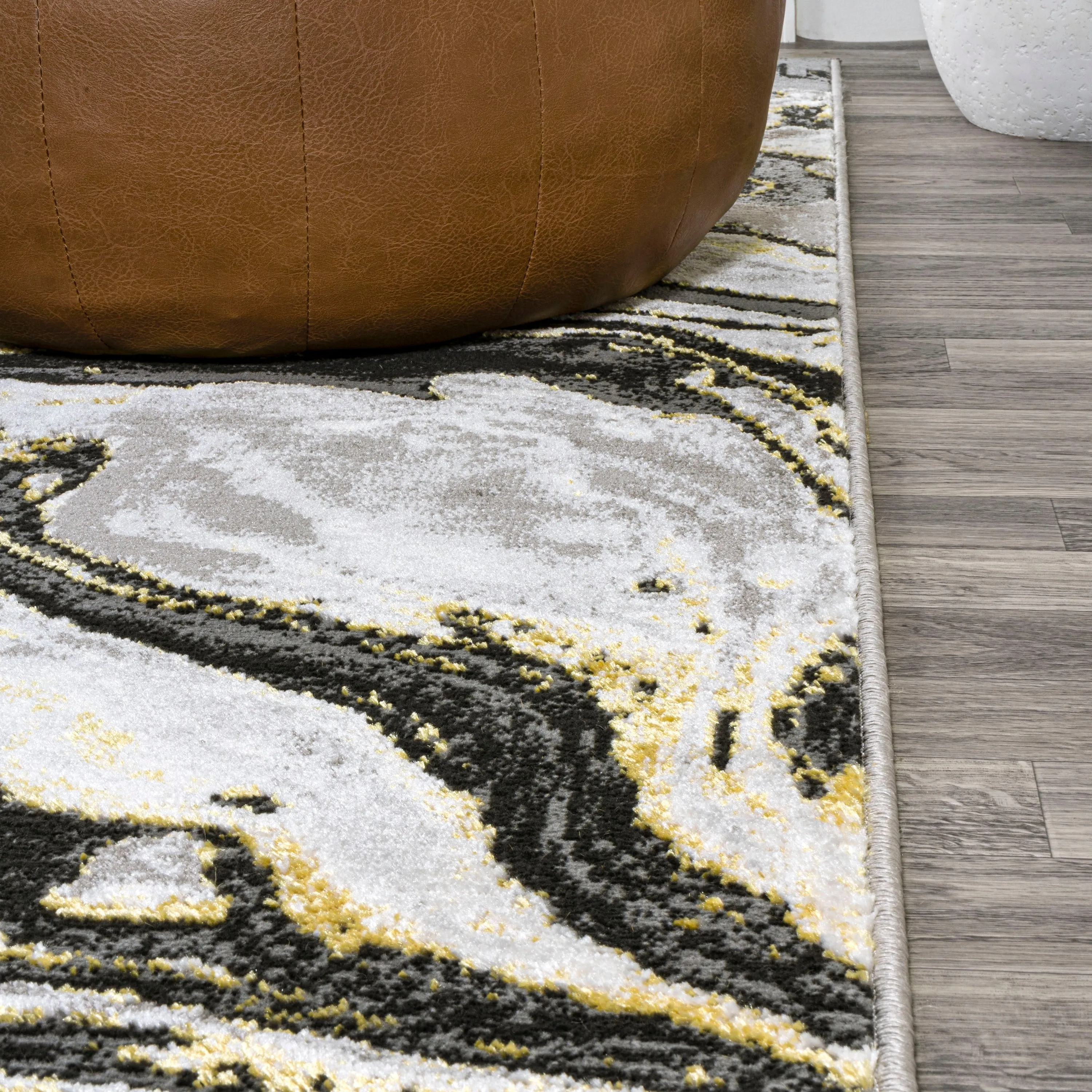 JONATHAN Y Batten Marbled Abstract Area Rug