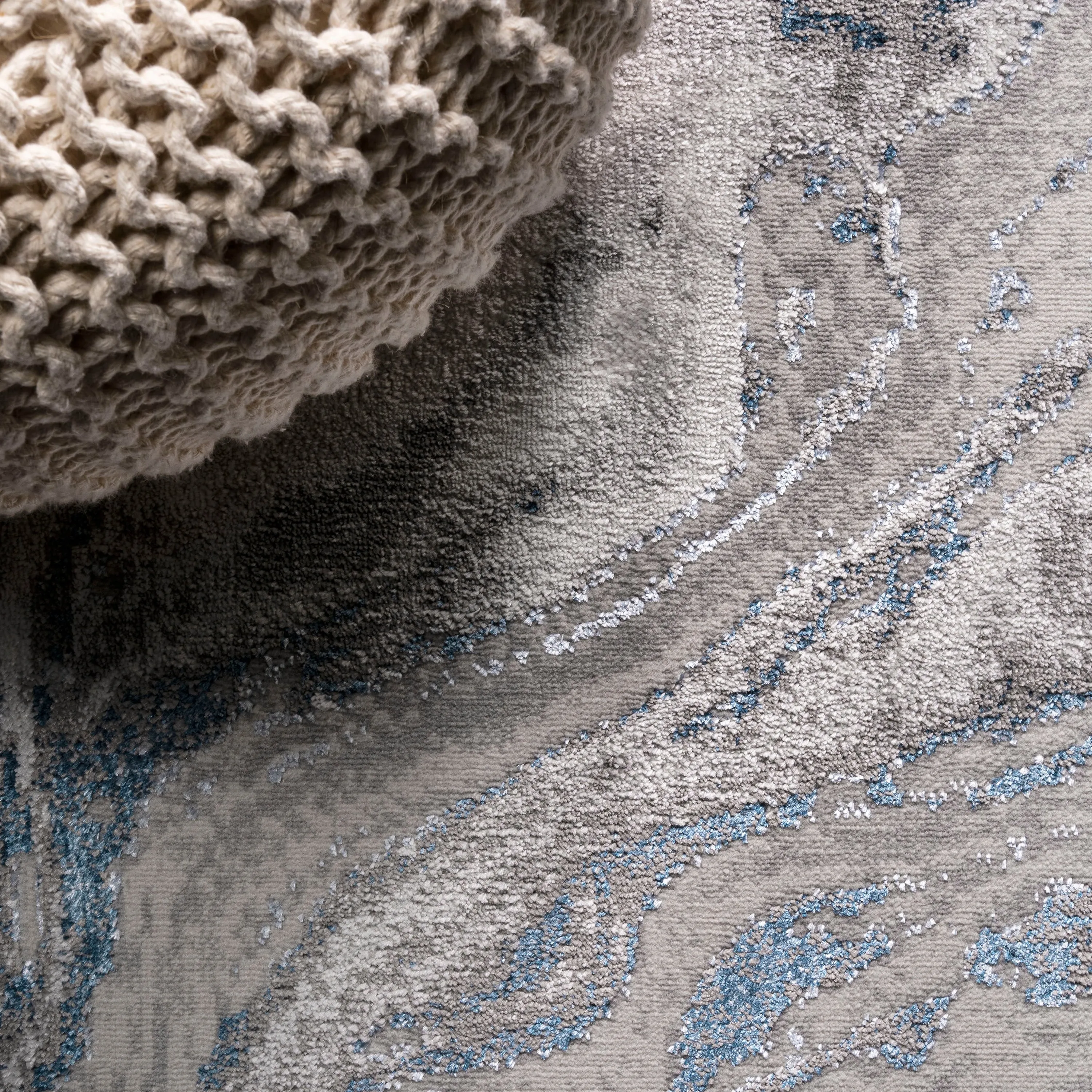 JONATHAN Y Batten Marbled Abstract Area Rug