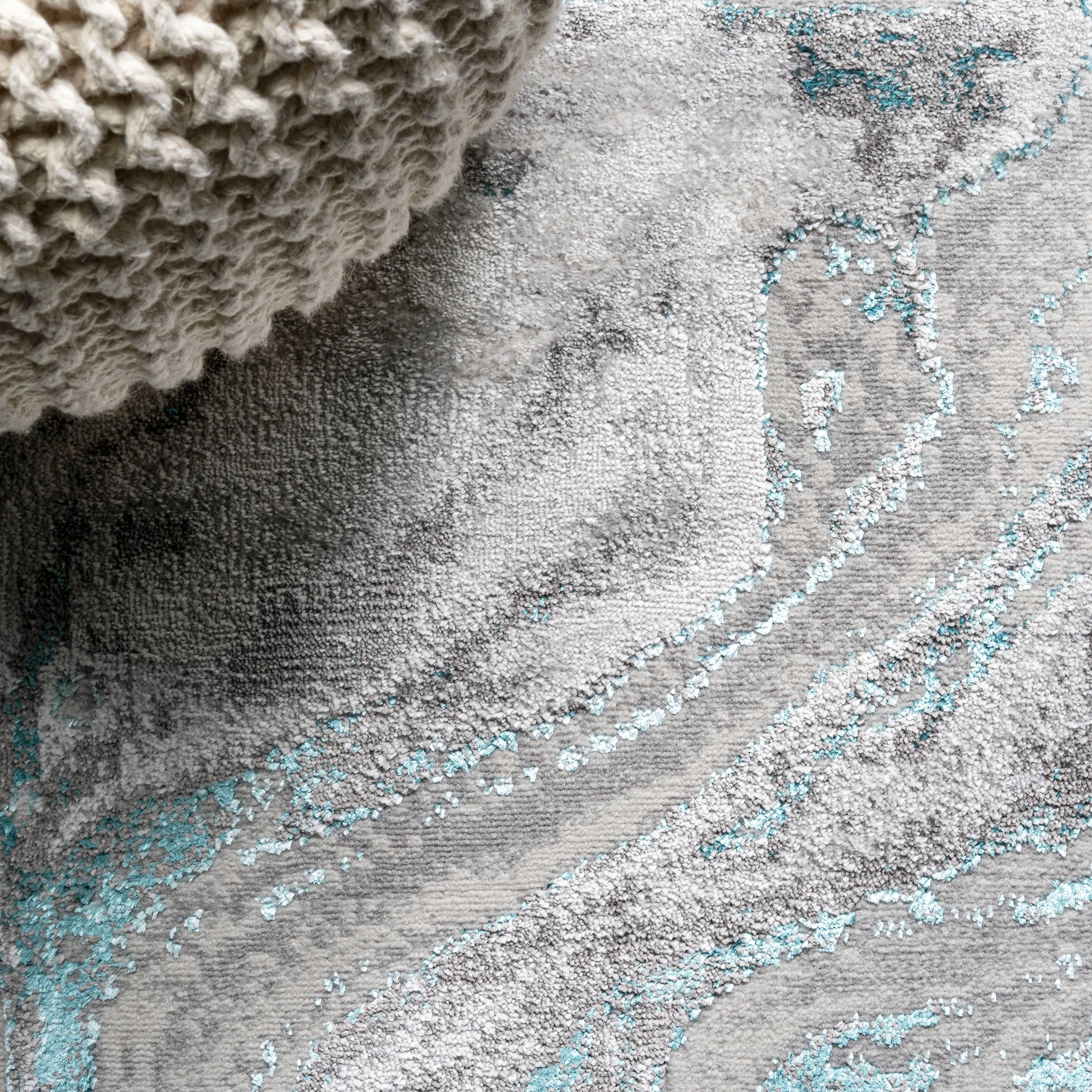 JONATHAN Y Batten Marbled Abstract Area Rug