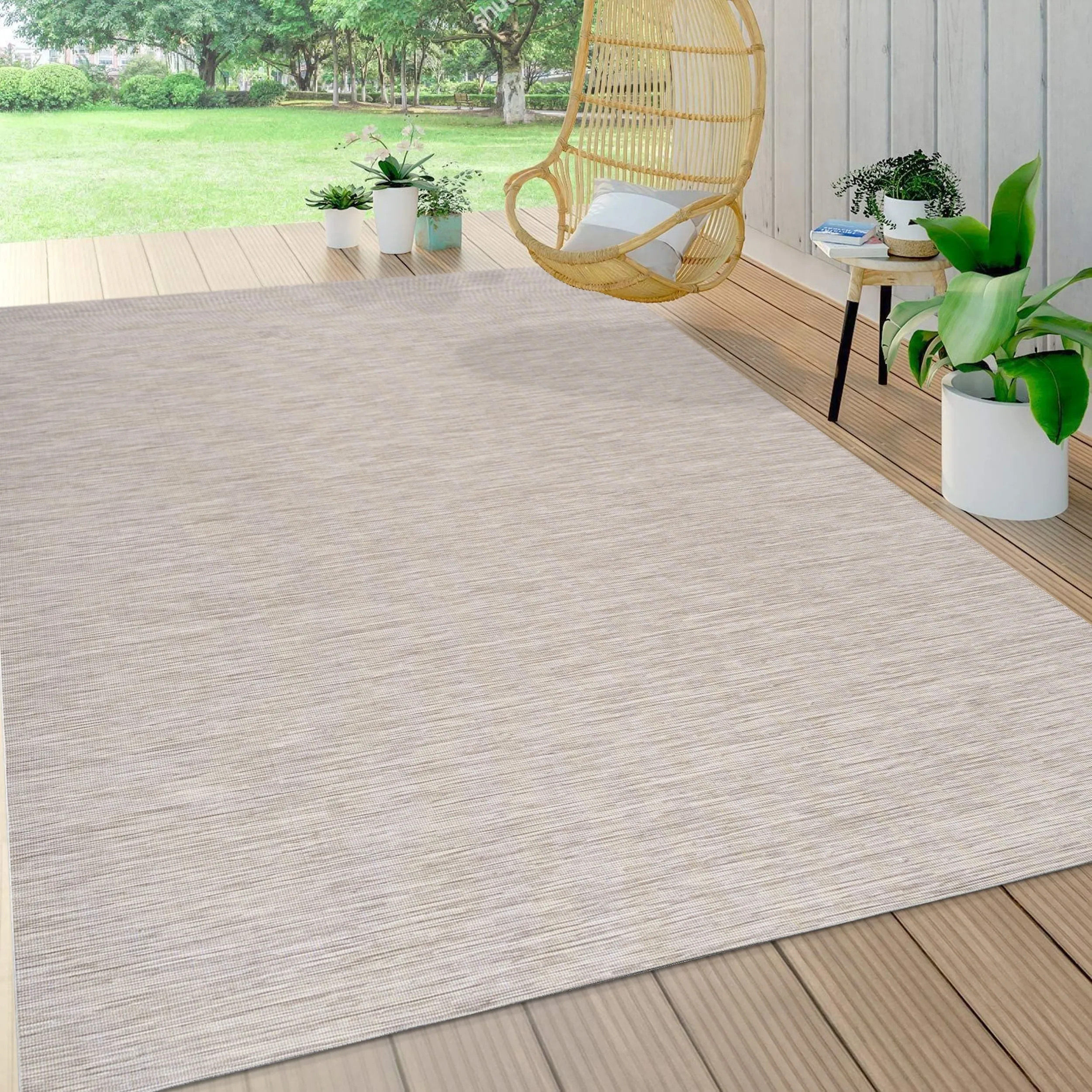 JONATHAN Y Bo Modern Flatweave Solid Area Rug