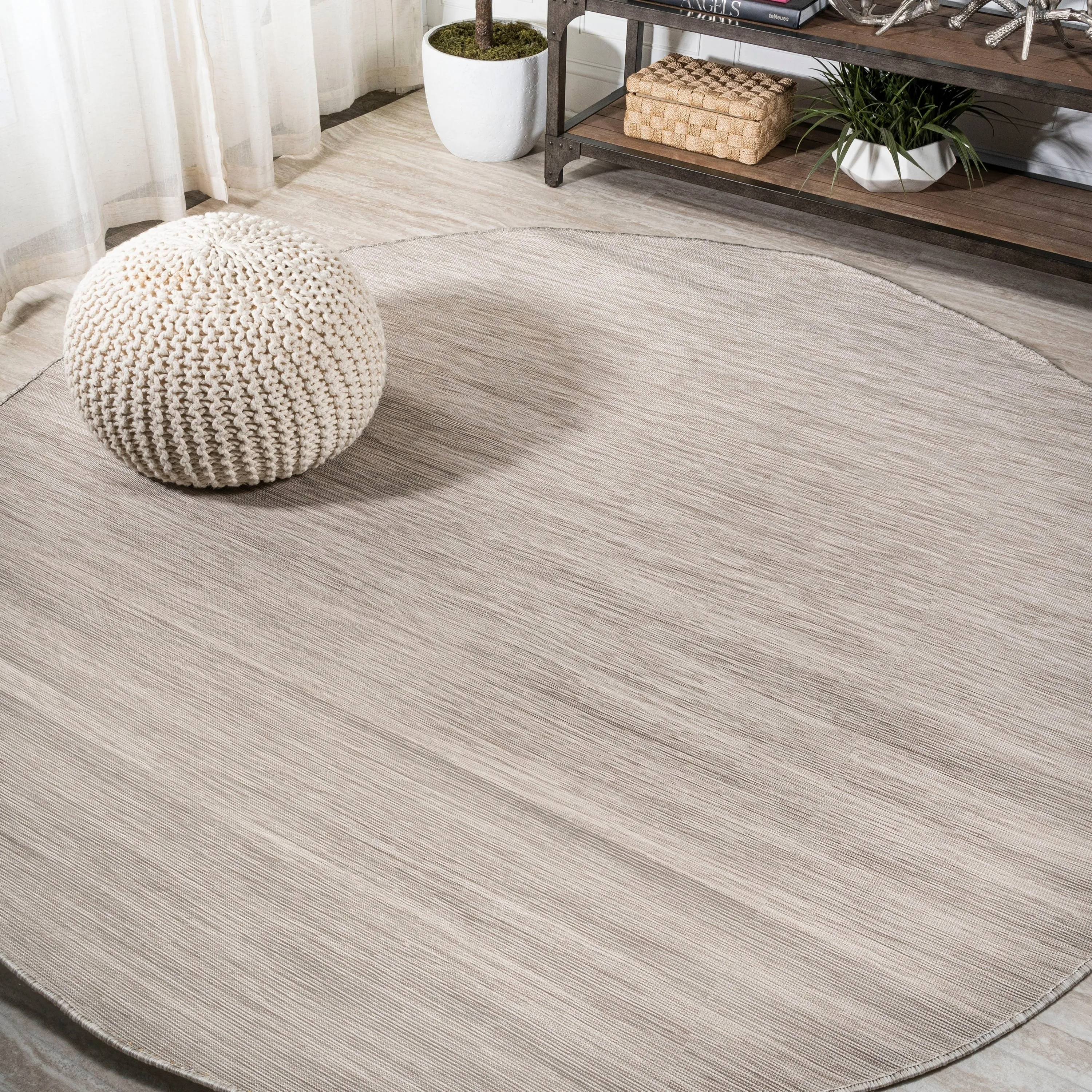 JONATHAN Y Bo Modern Flatweave Solid Area Rug