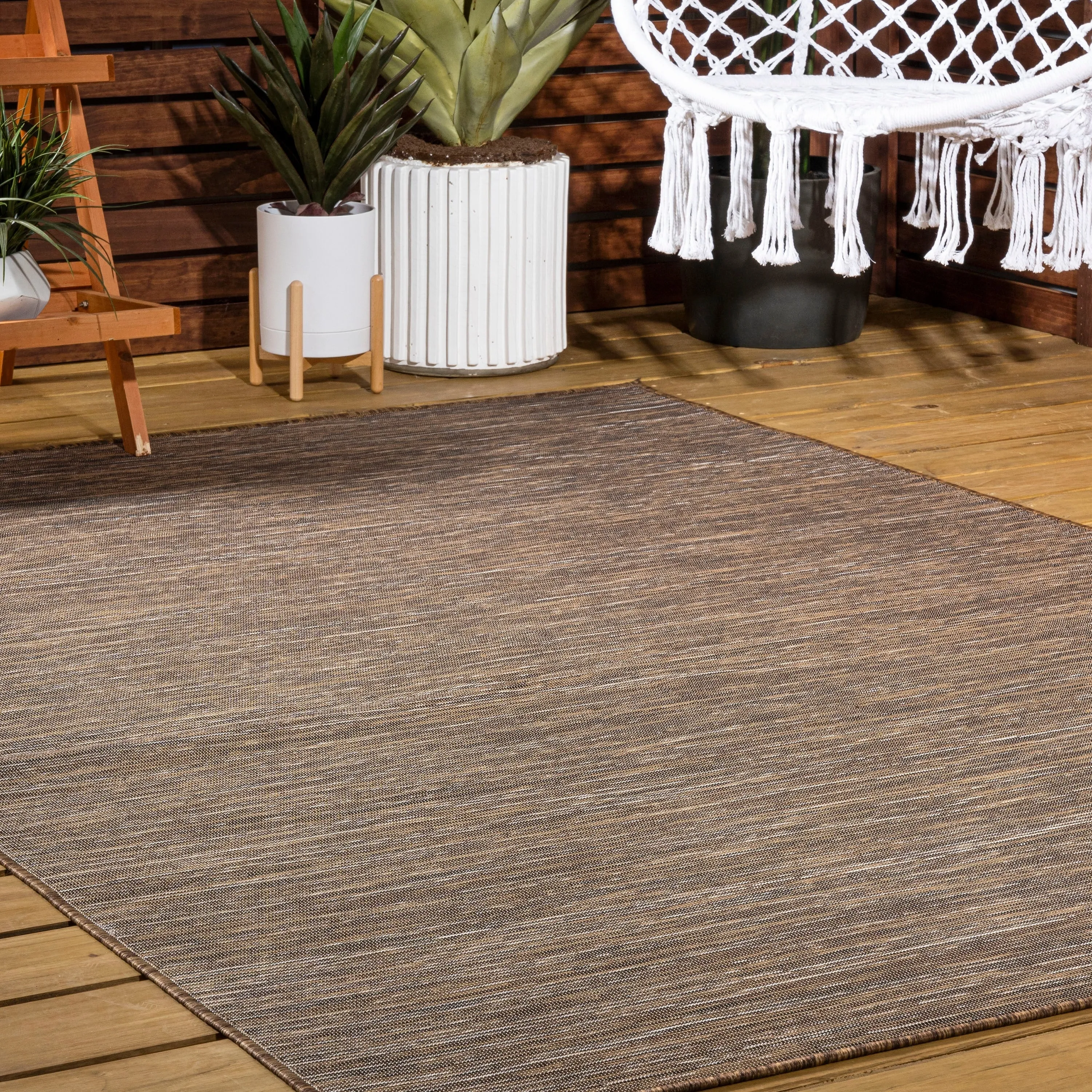 JONATHAN Y Bo Modern Flatweave Solid Area Rug