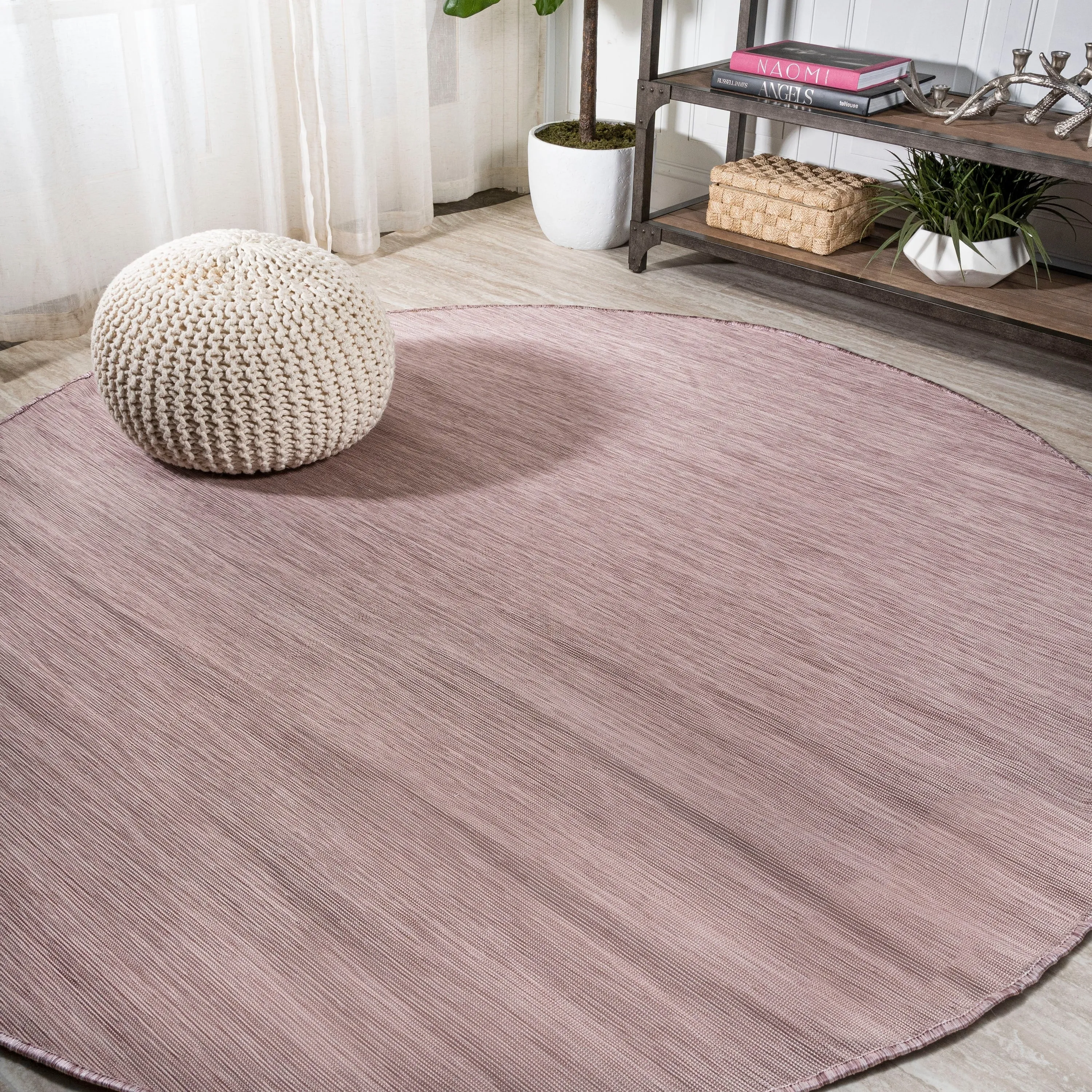 JONATHAN Y Bo Modern Flatweave Solid Area Rug