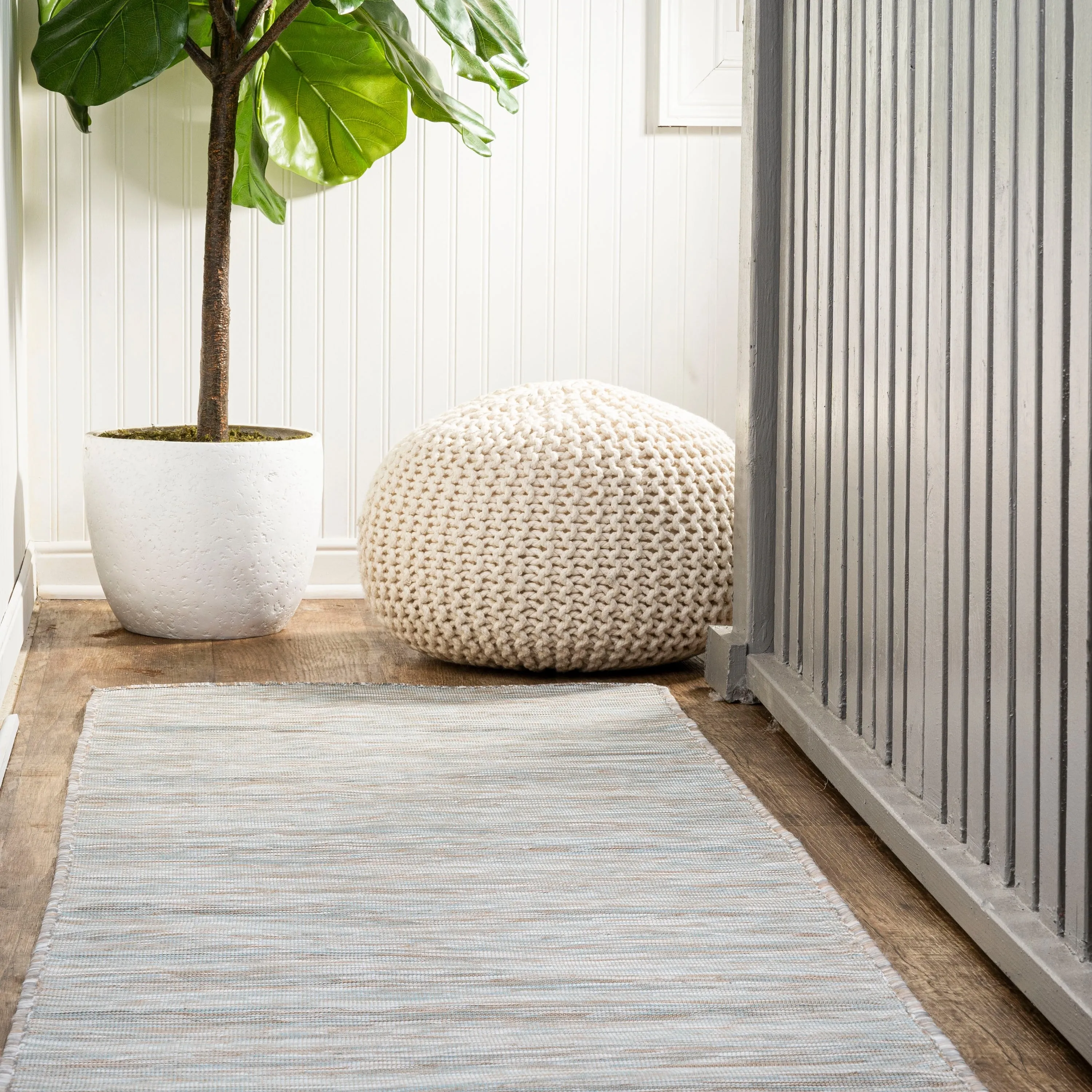JONATHAN Y Bo Modern Flatweave Solid Area Rug