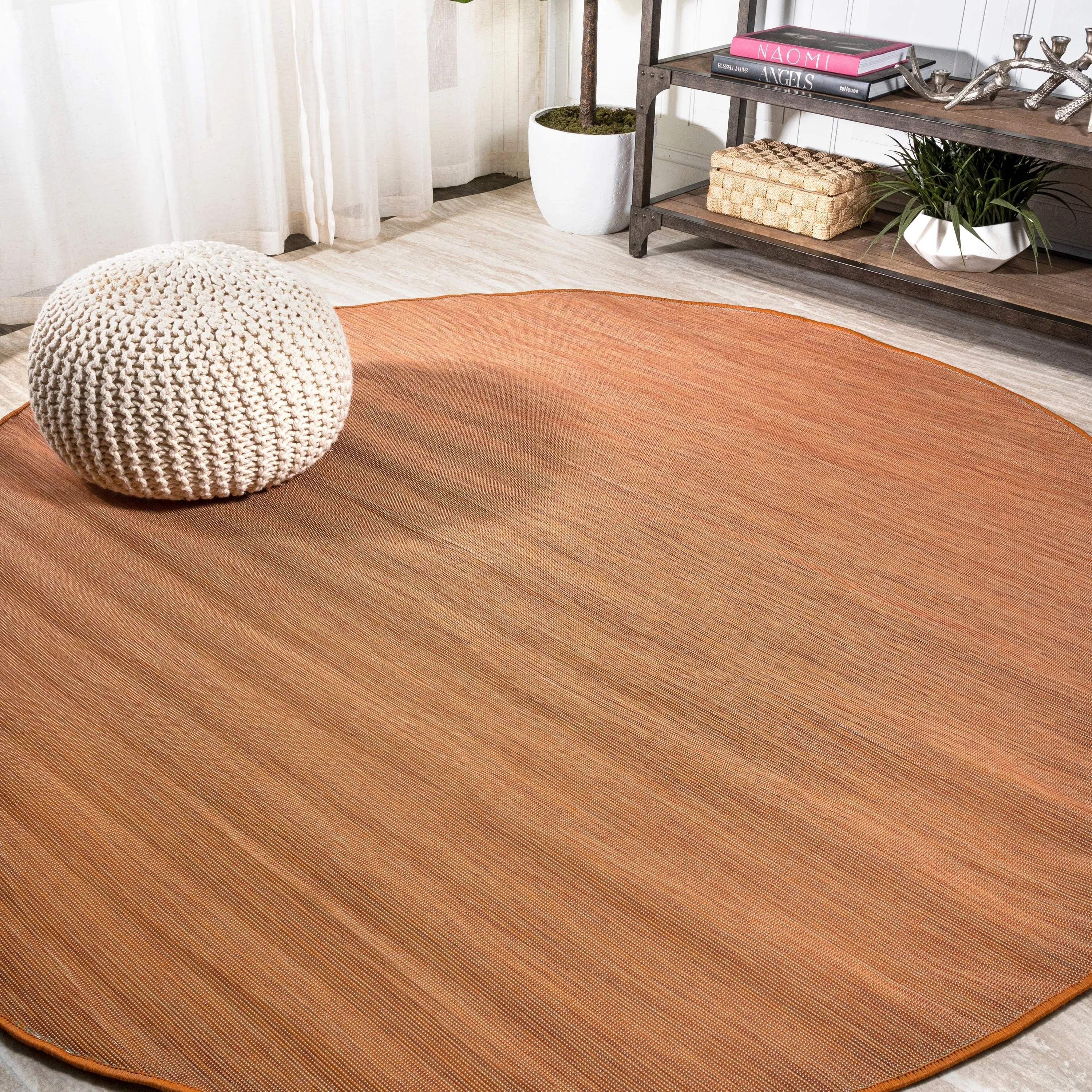 JONATHAN Y Bo Modern Flatweave Solid Area Rug