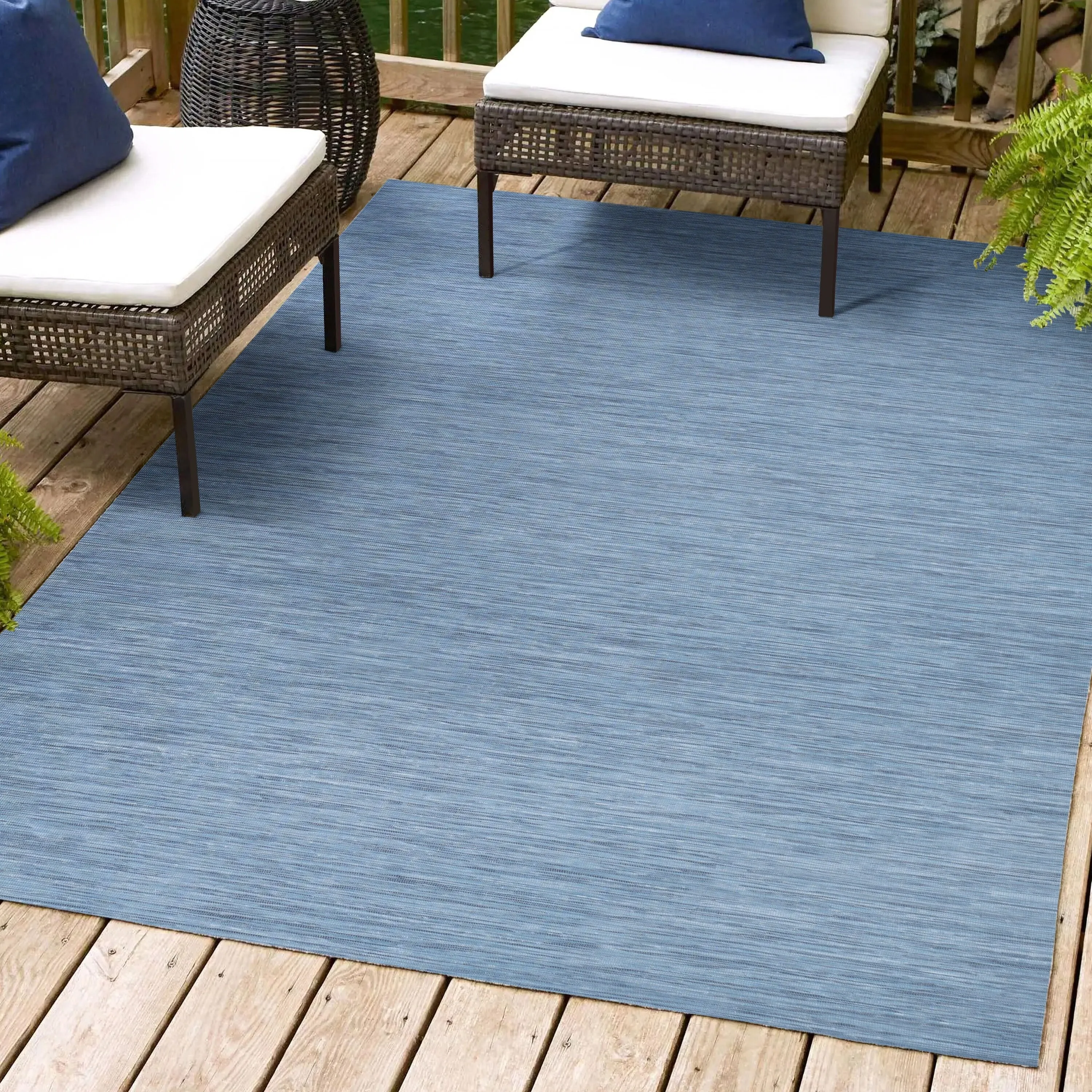 JONATHAN Y Bo Modern Flatweave Solid Area Rug