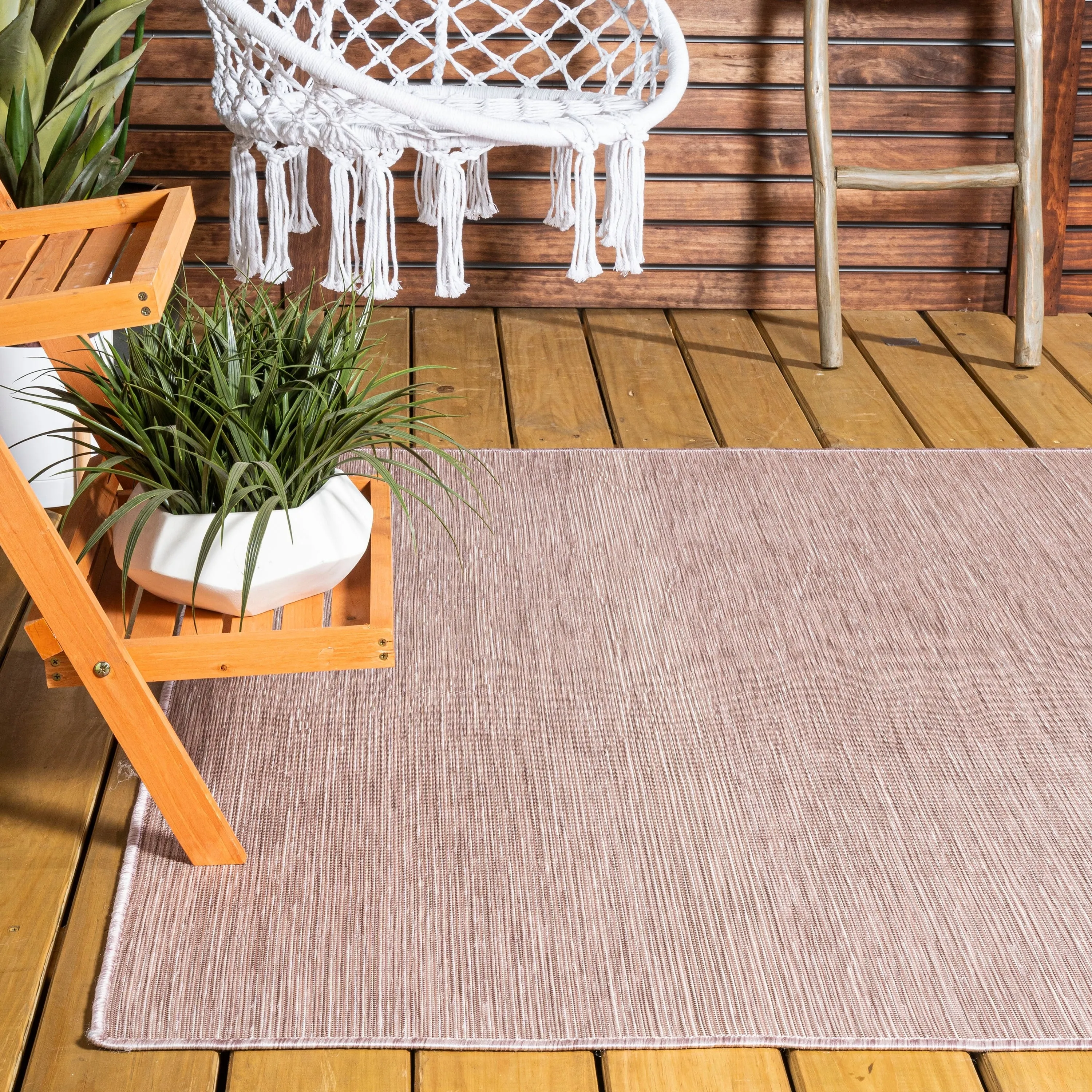JONATHAN Y Bo Modern Flatweave Solid Area Rug