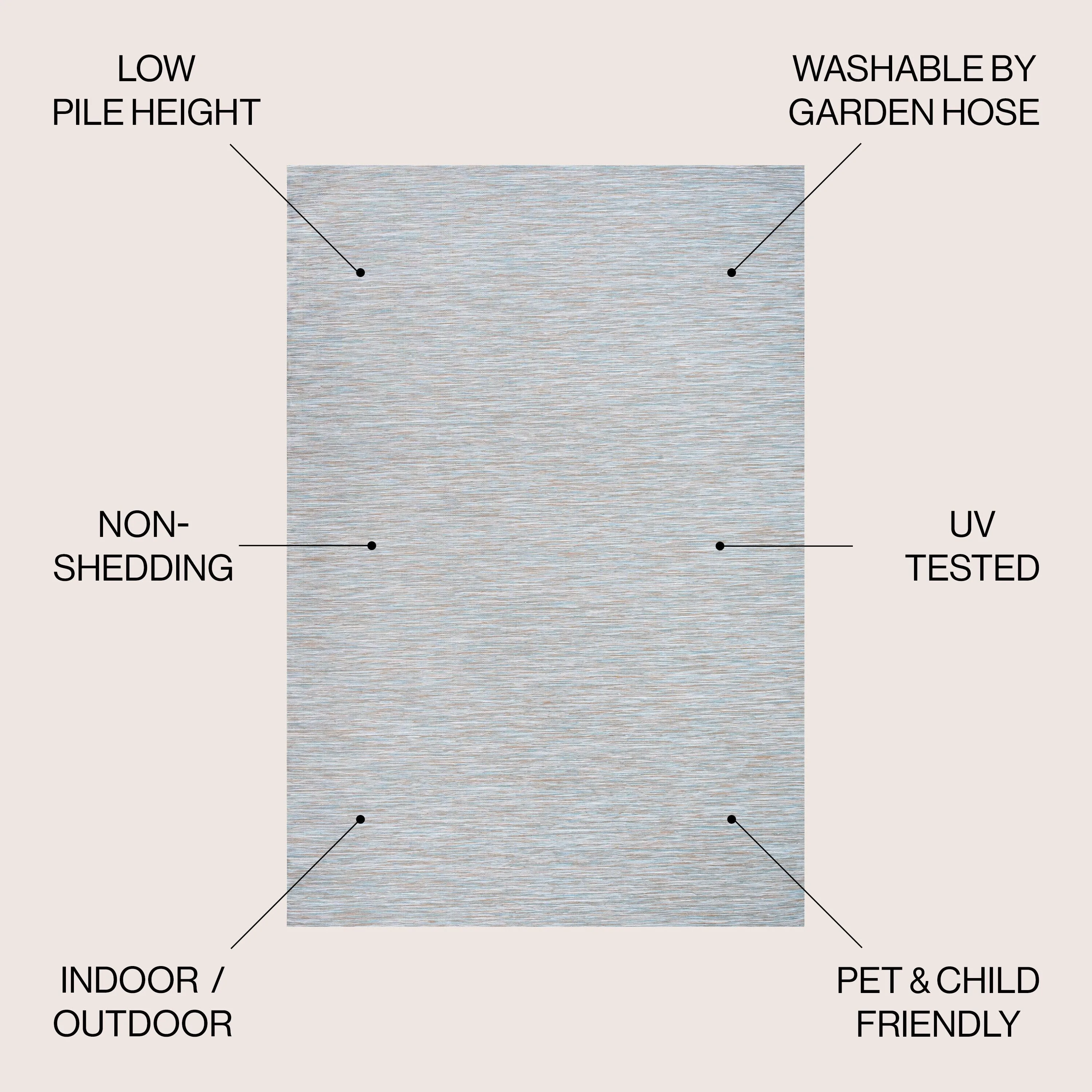 JONATHAN Y Bo Modern Flatweave Solid Area Rug
