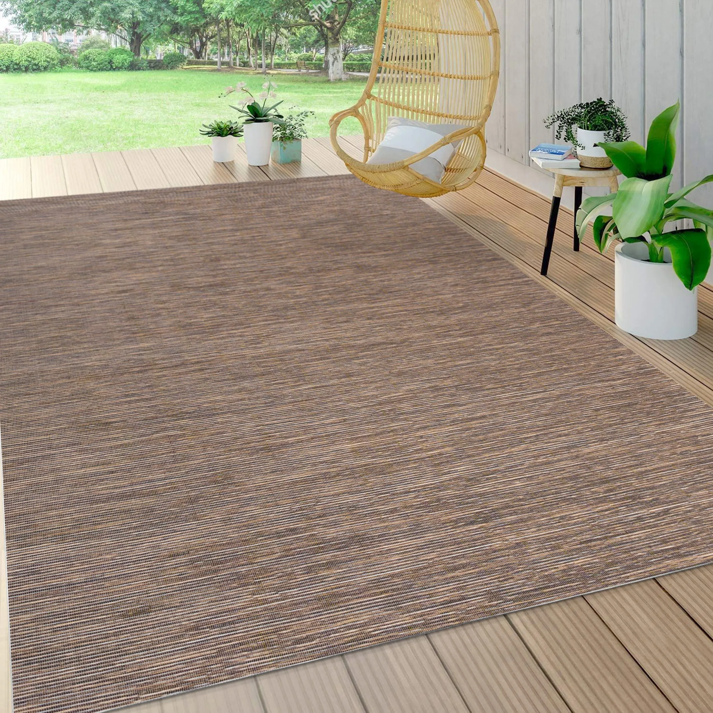 JONATHAN Y Bo Modern Flatweave Solid Area Rug