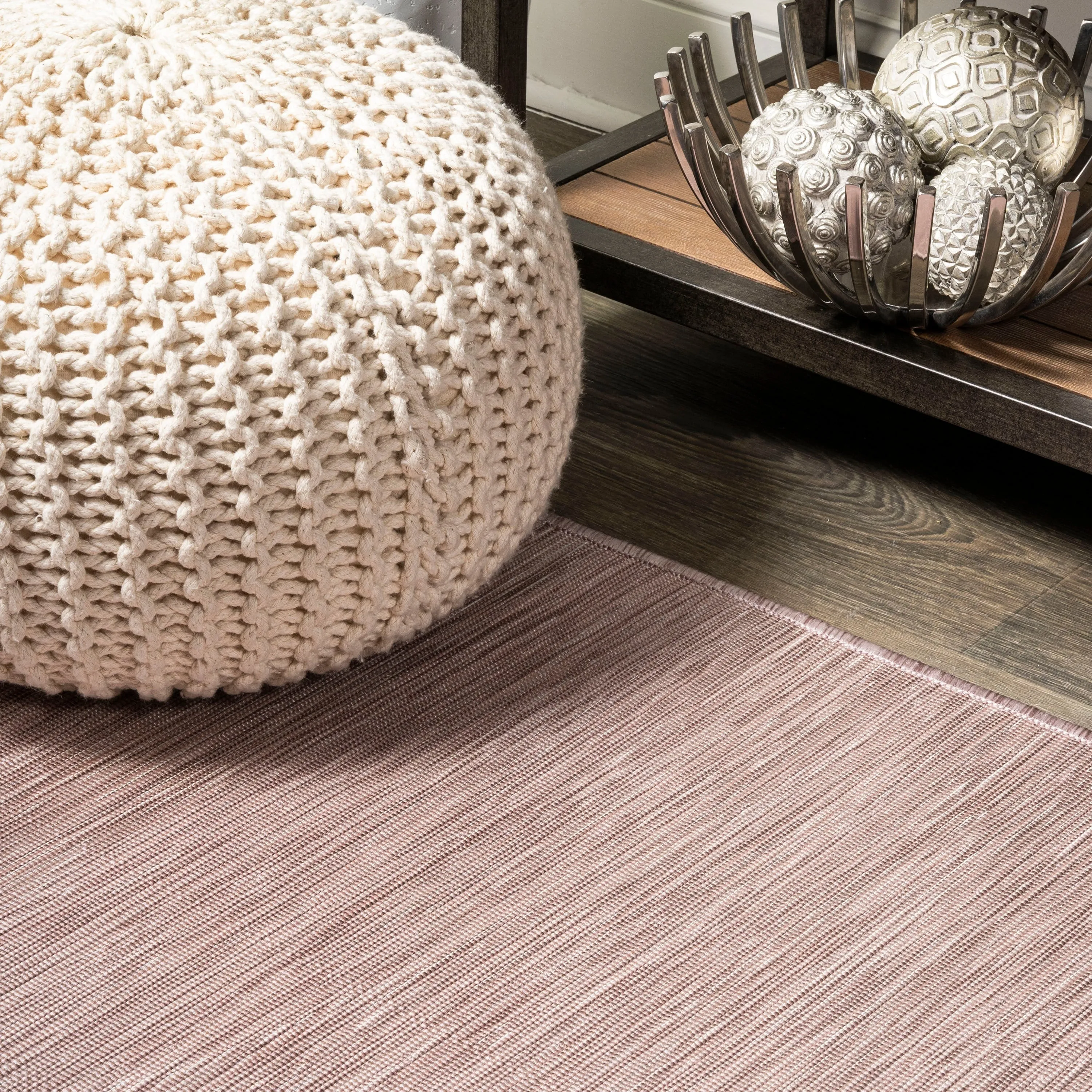 JONATHAN Y Bo Modern Flatweave Solid Area Rug