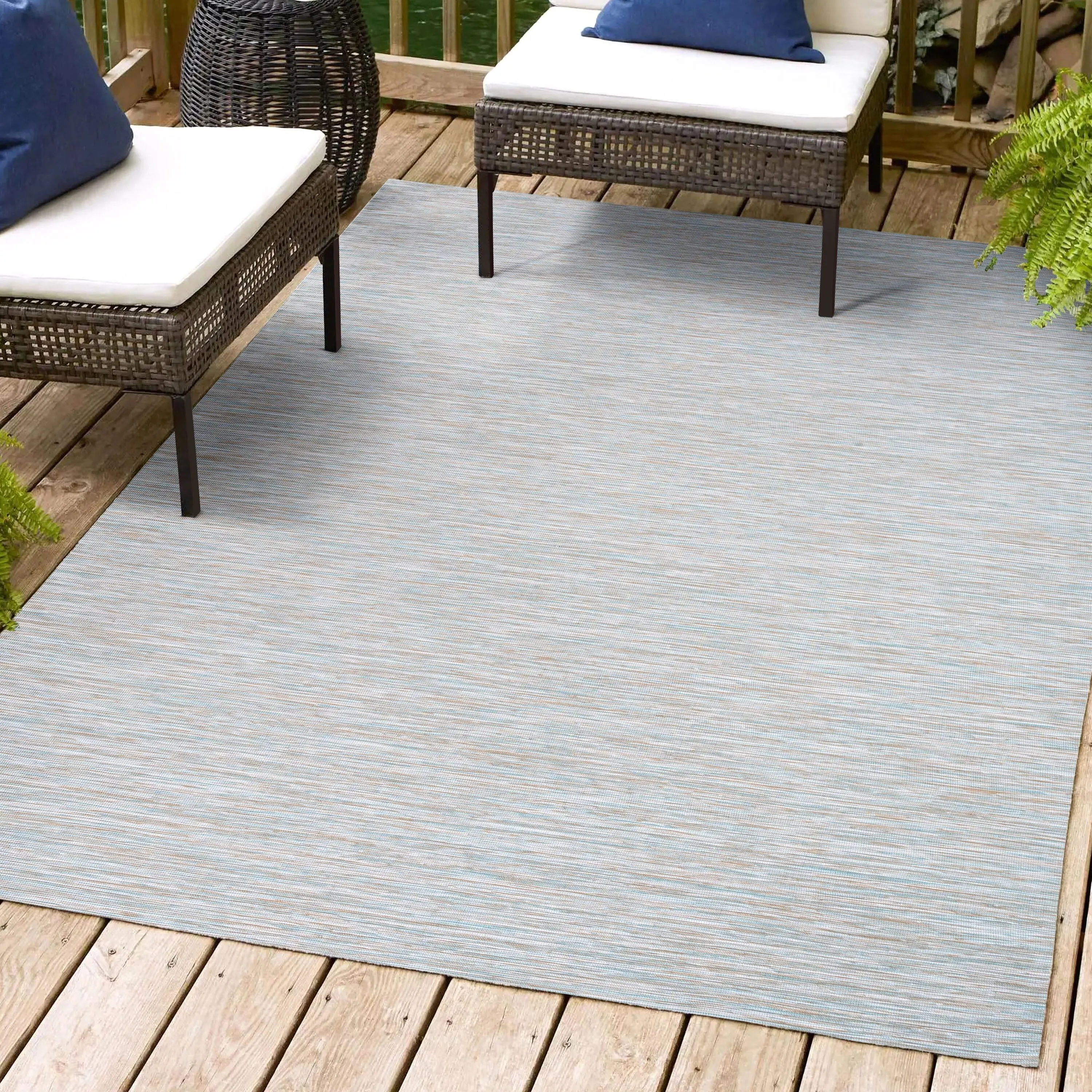 JONATHAN Y Bo Modern Flatweave Solid Area Rug
