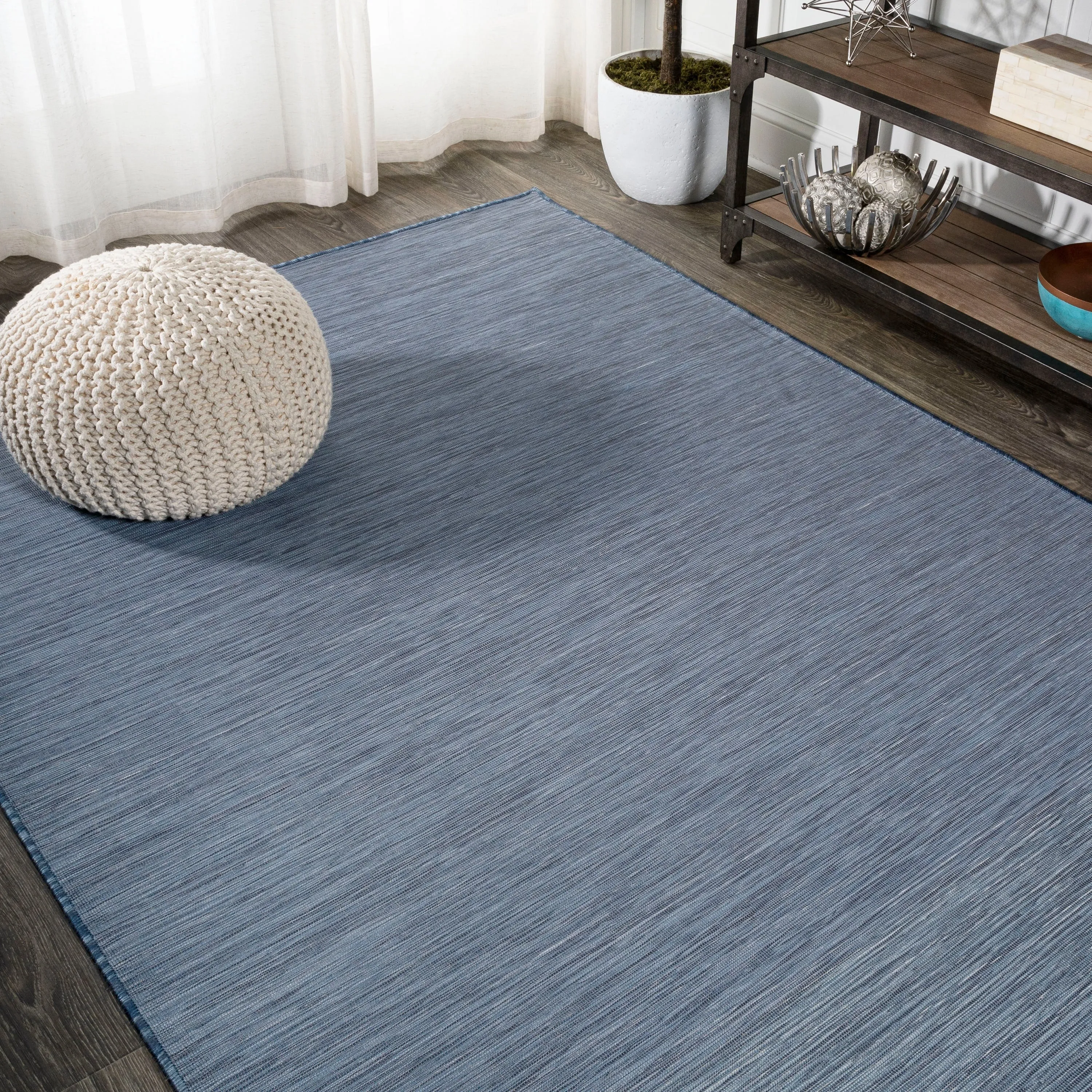 JONATHAN Y Bo Modern Flatweave Solid Area Rug