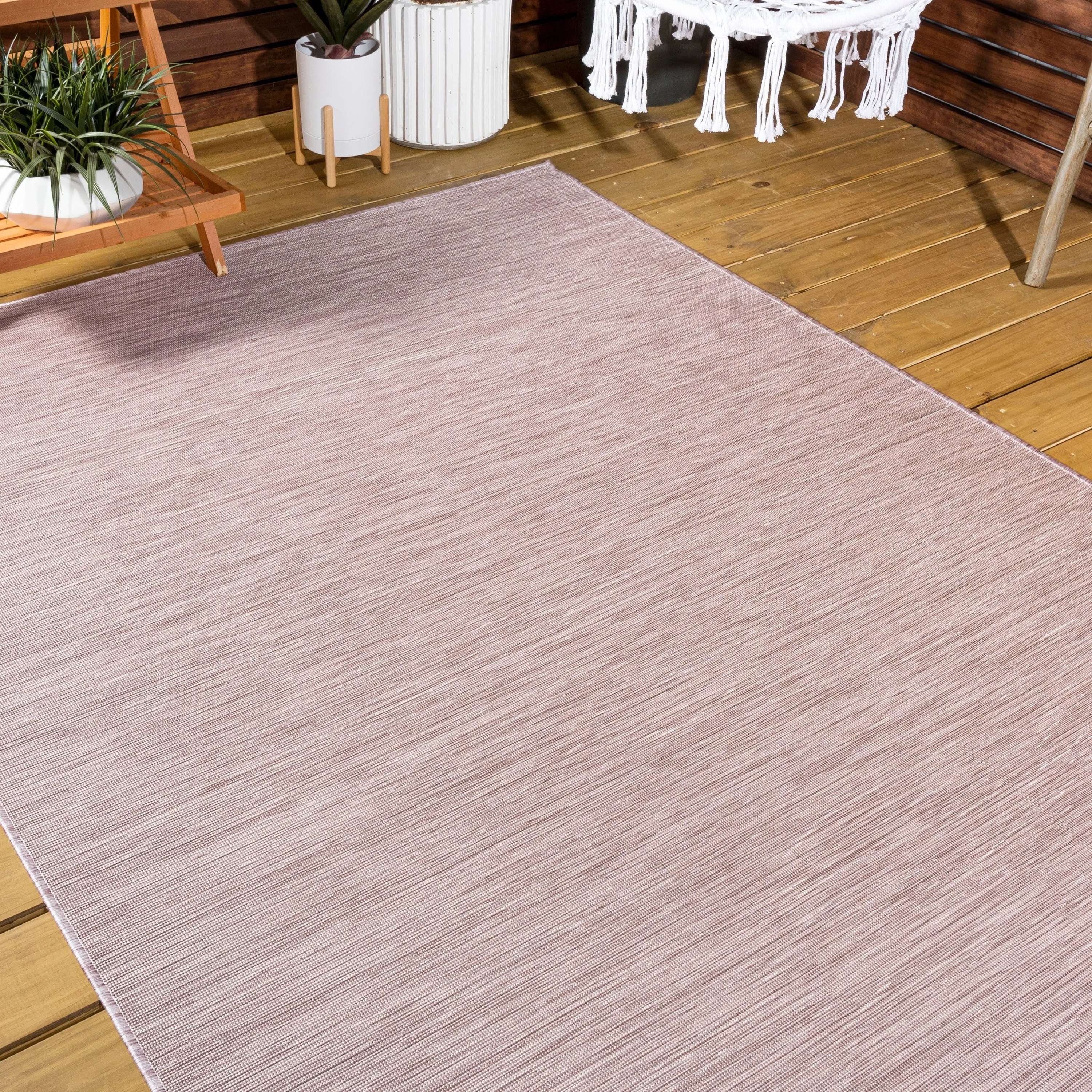 JONATHAN Y Bo Modern Flatweave Solid Area Rug