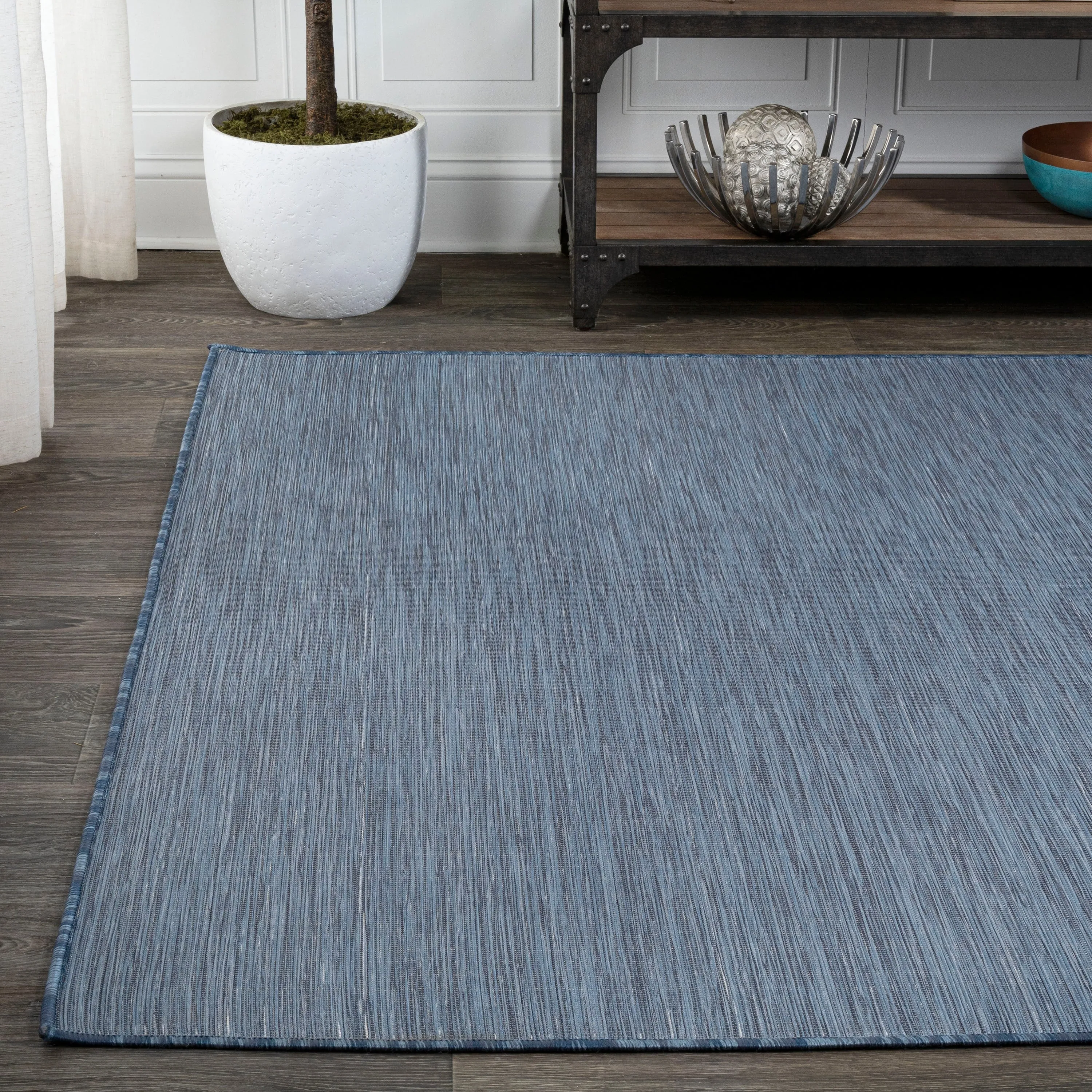 JONATHAN Y Bo Modern Flatweave Solid Area Rug