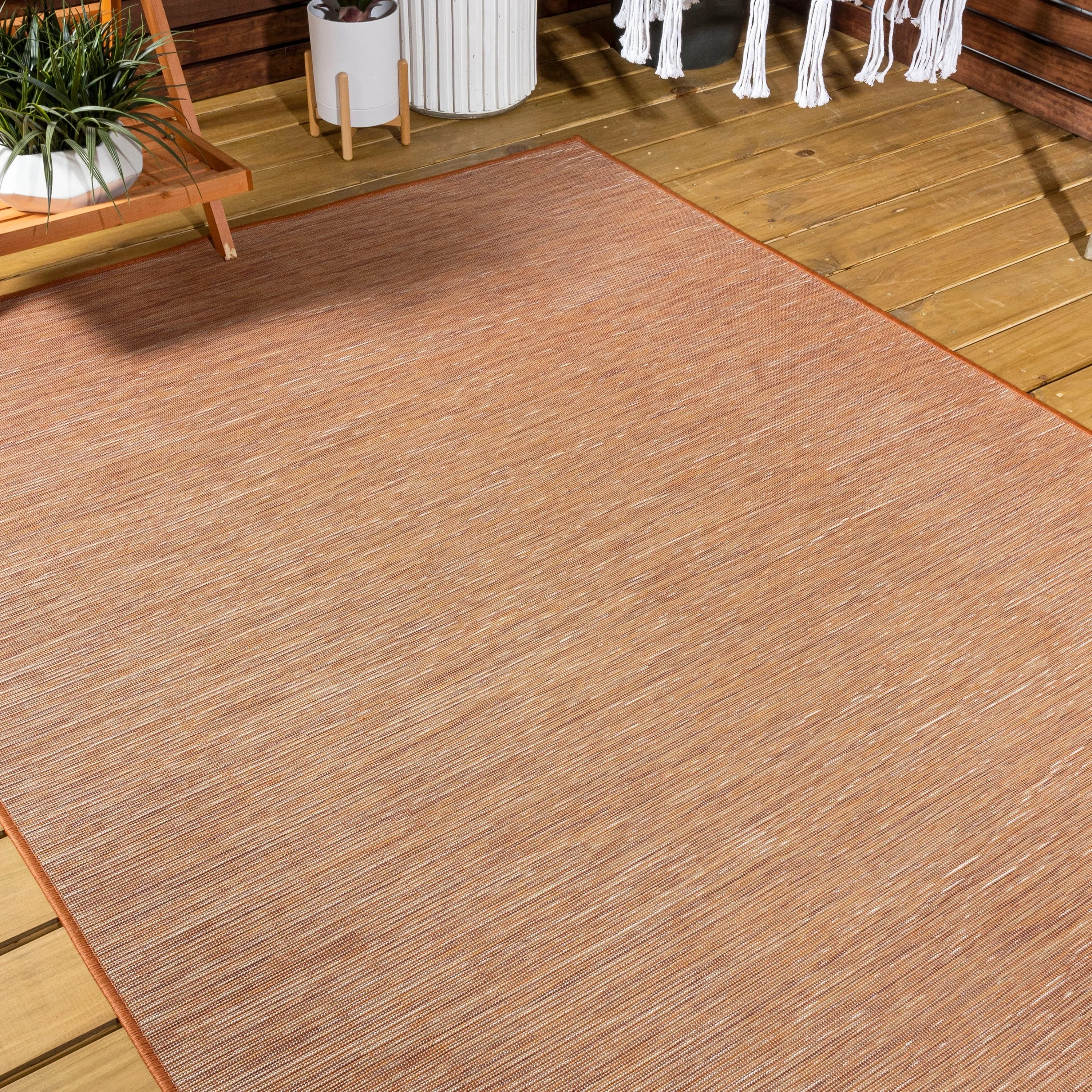 JONATHAN Y Bo Modern Flatweave Solid Area Rug