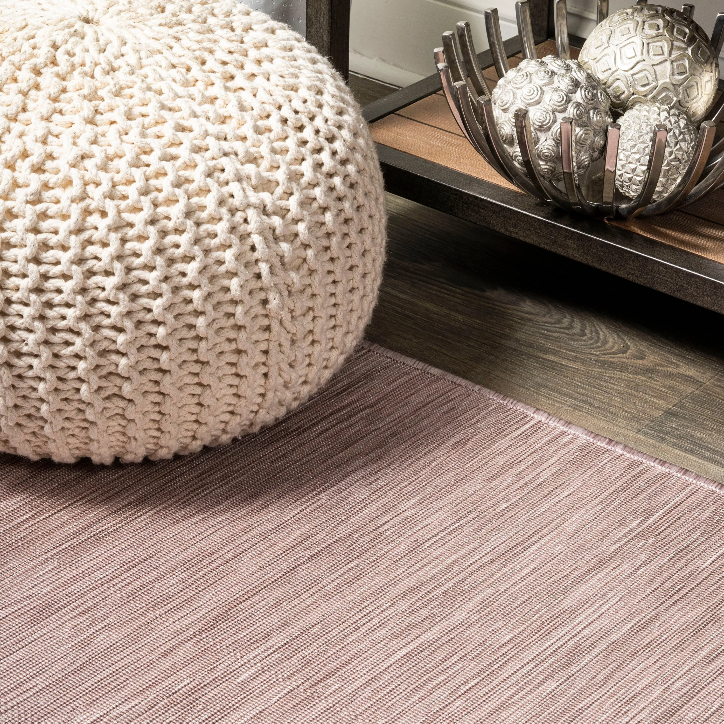 JONATHAN Y Bo Modern Flatweave Solid Area Rug