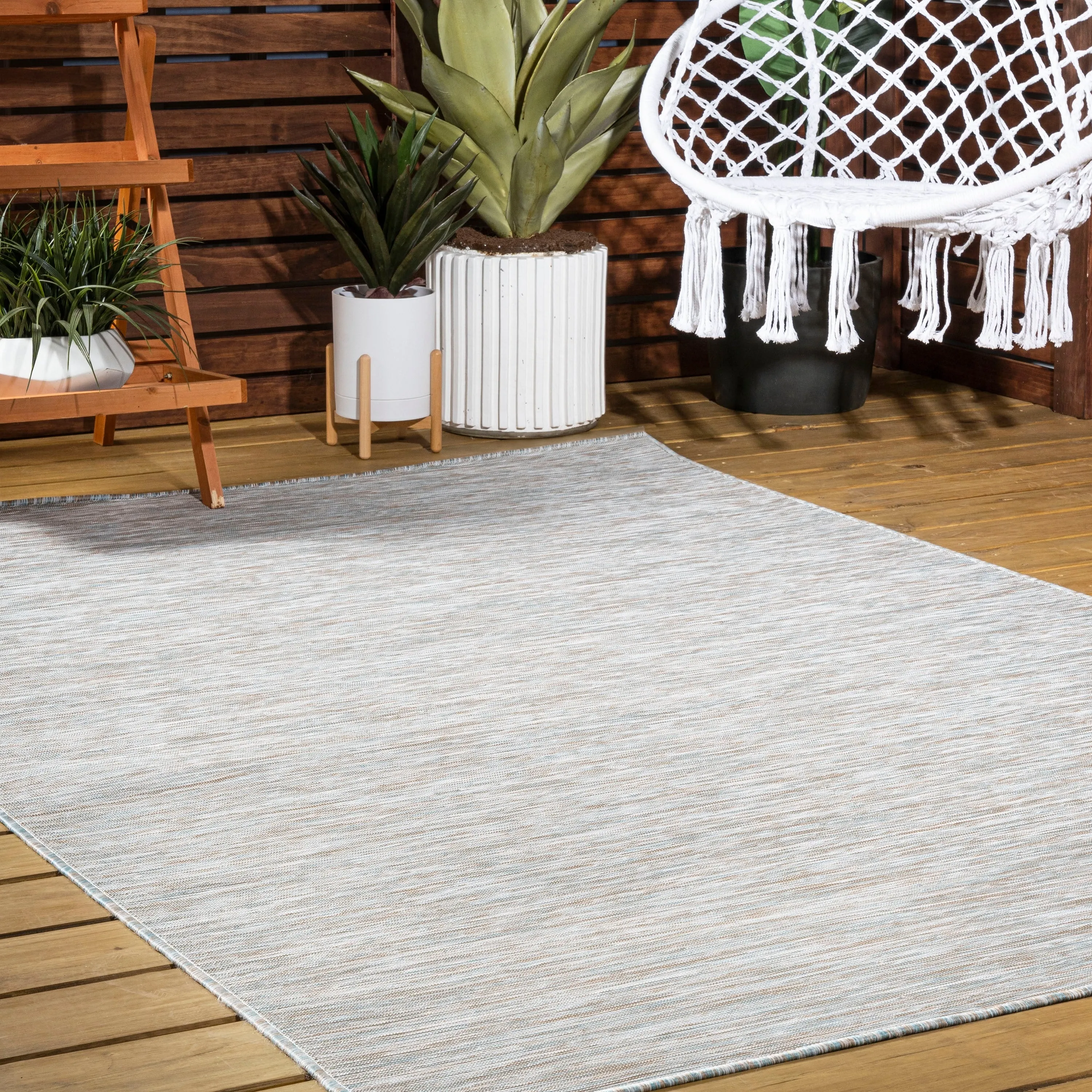 JONATHAN Y Bo Modern Flatweave Solid Area Rug