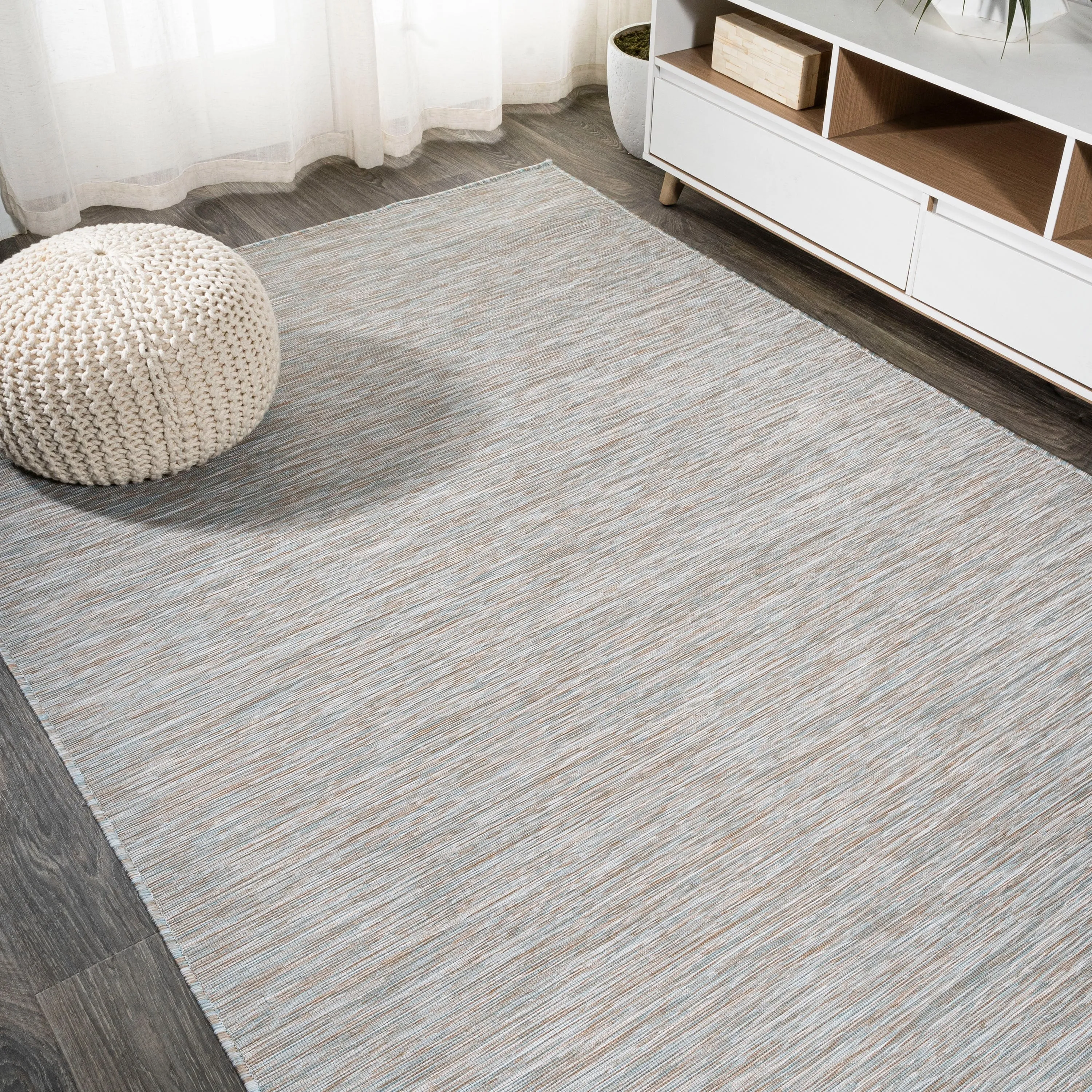 JONATHAN Y Bo Modern Flatweave Solid Area Rug