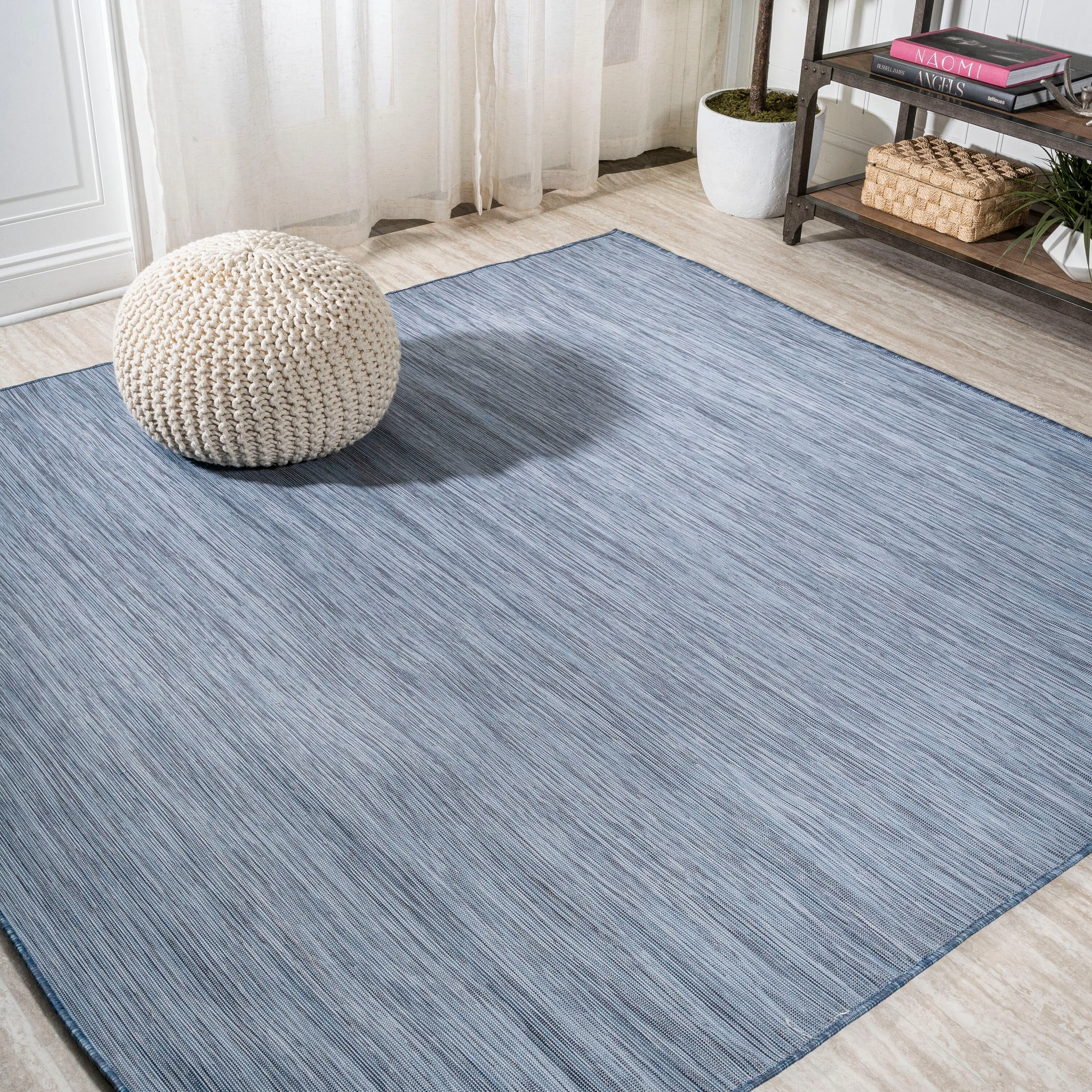 JONATHAN Y Bo Modern Flatweave Solid Area Rug