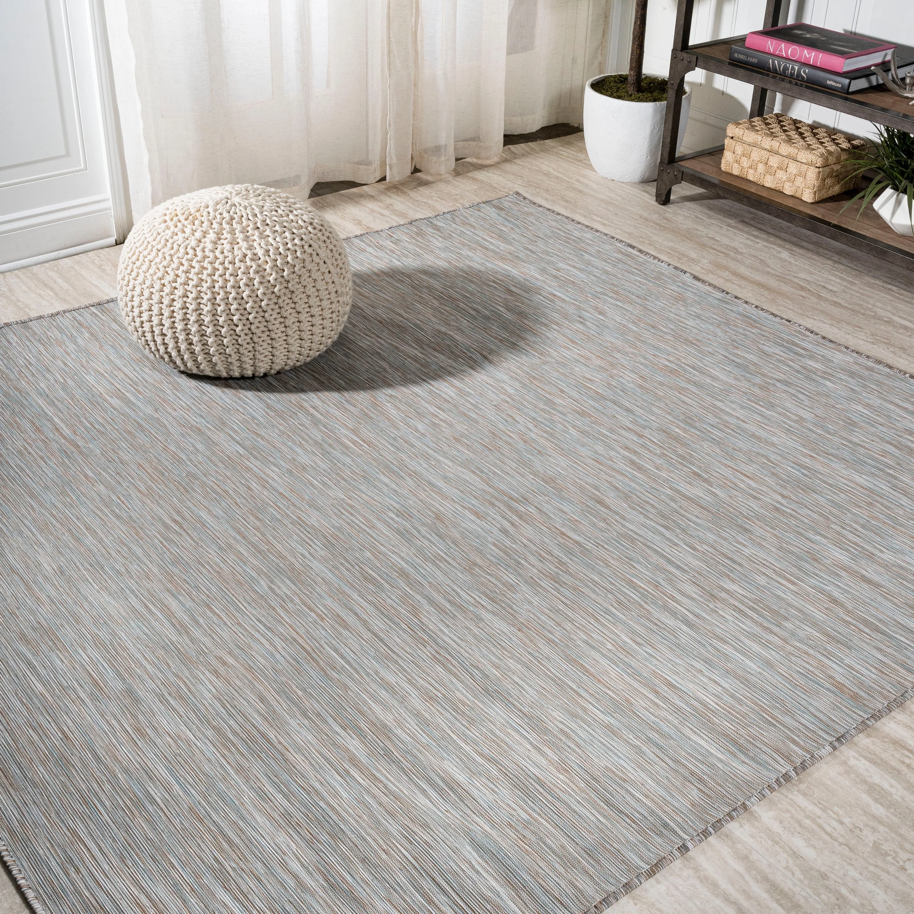 JONATHAN Y Bo Modern Flatweave Solid Area Rug