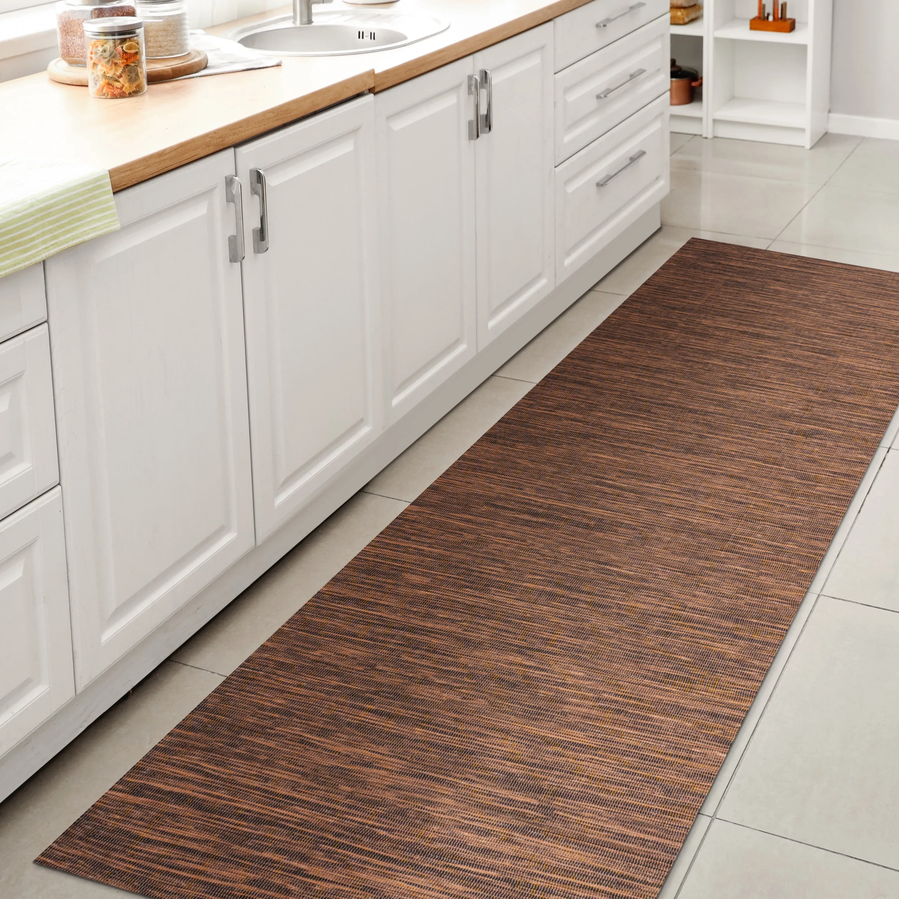 JONATHAN Y Bo Modern Flatweave Solid Area Rug