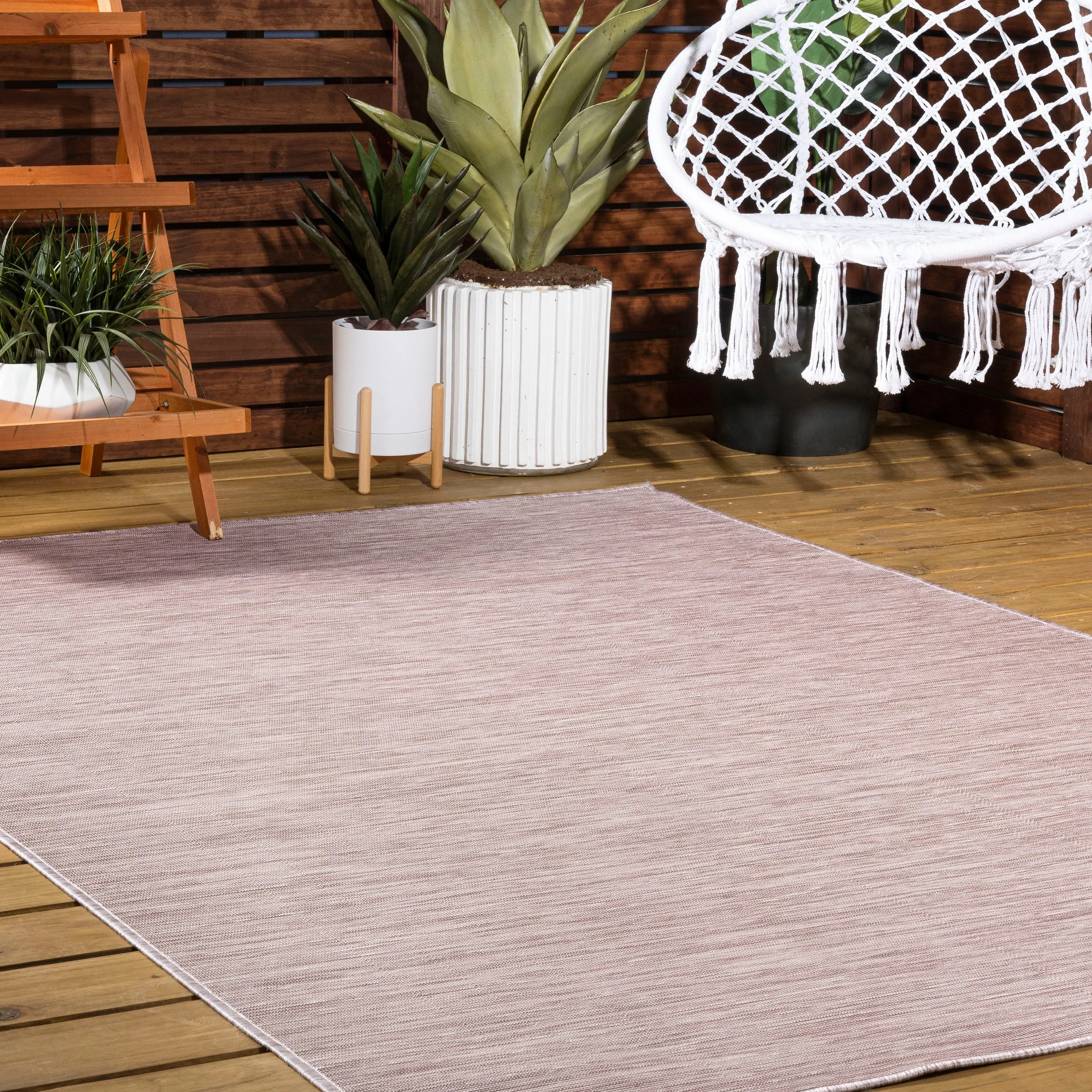 JONATHAN Y Bo Modern Flatweave Solid Area Rug
