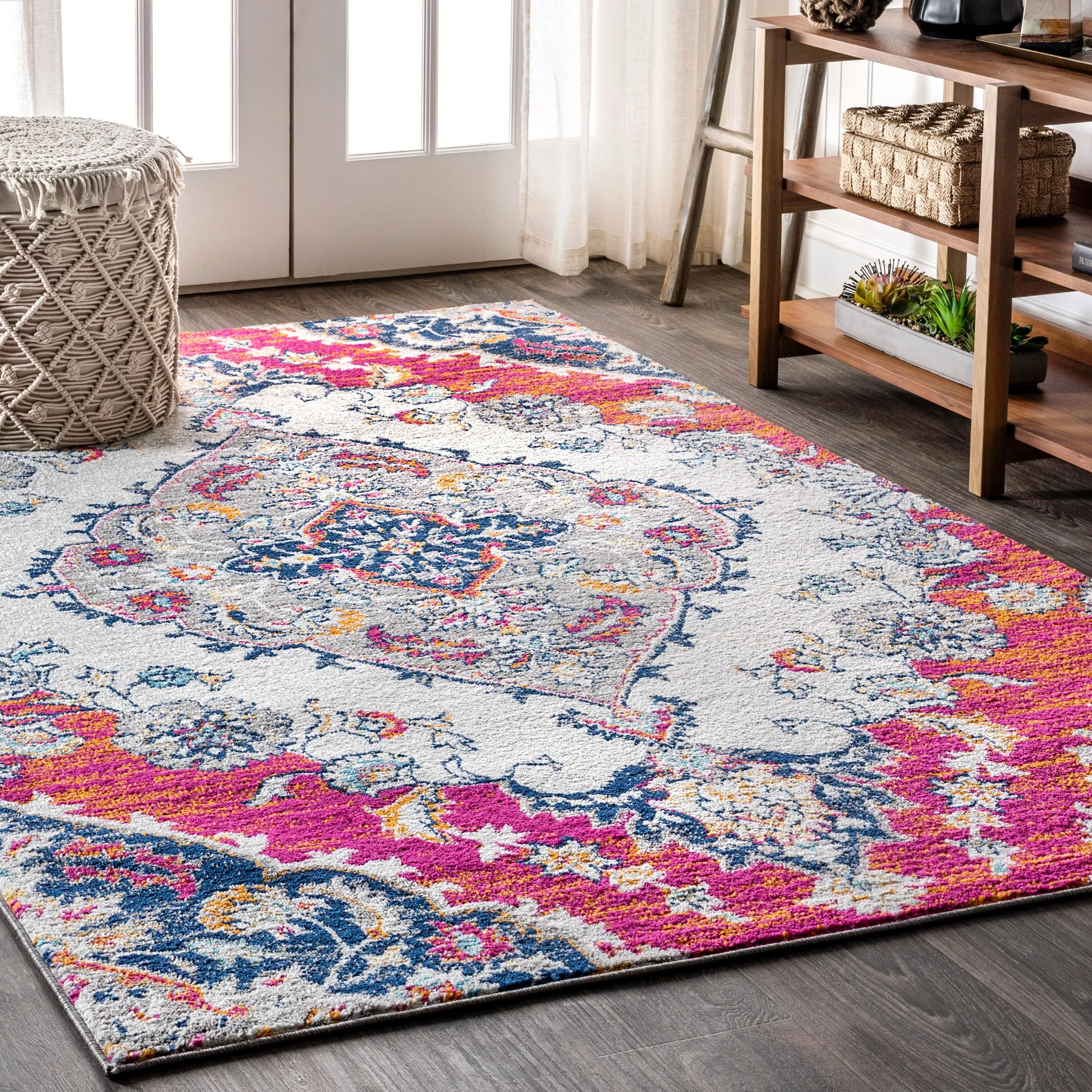 JONATHAN Y Boho FLAIR Medallion Area Rug