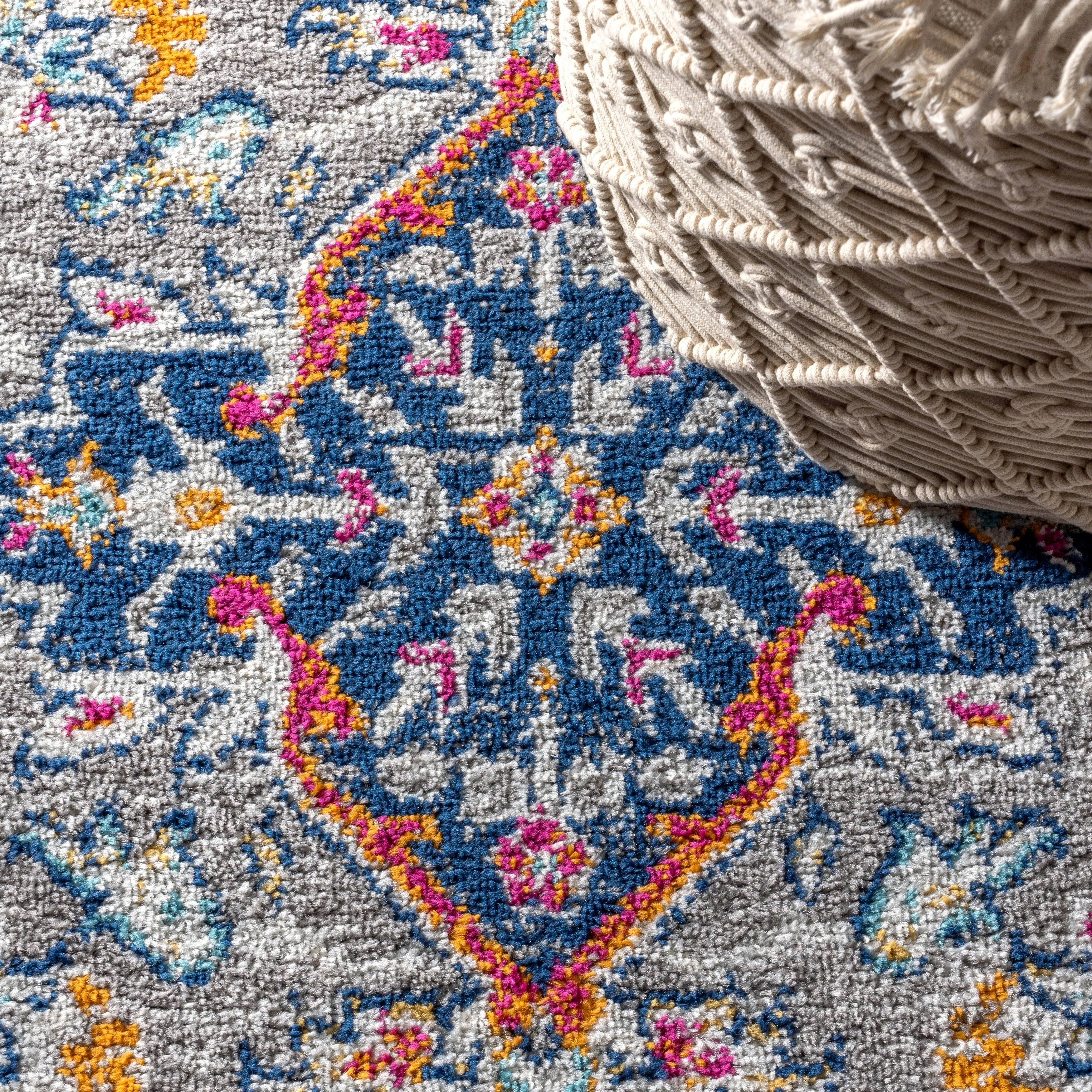 JONATHAN Y Boho FLAIR Medallion Area Rug