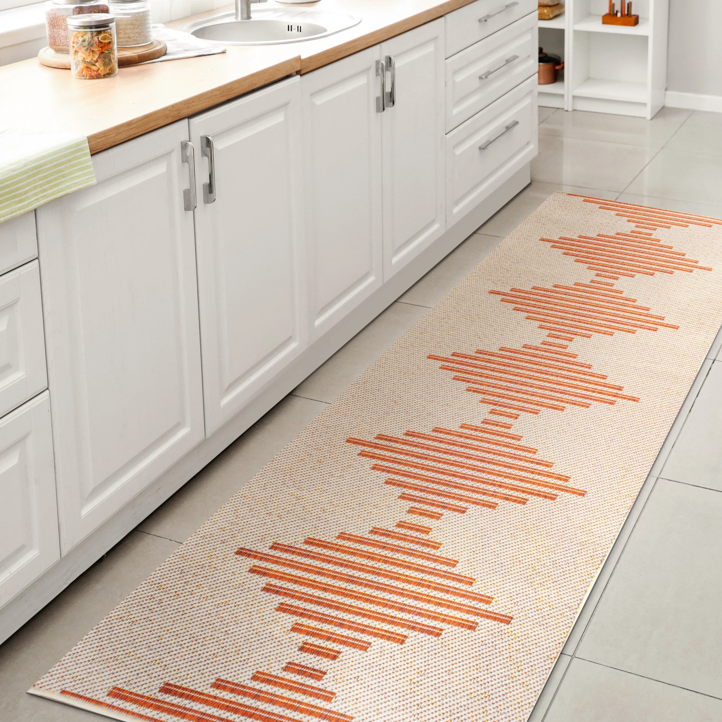 JONATHAN Y Castara Diamond Stripe Indoor/Outdoor Area Rug