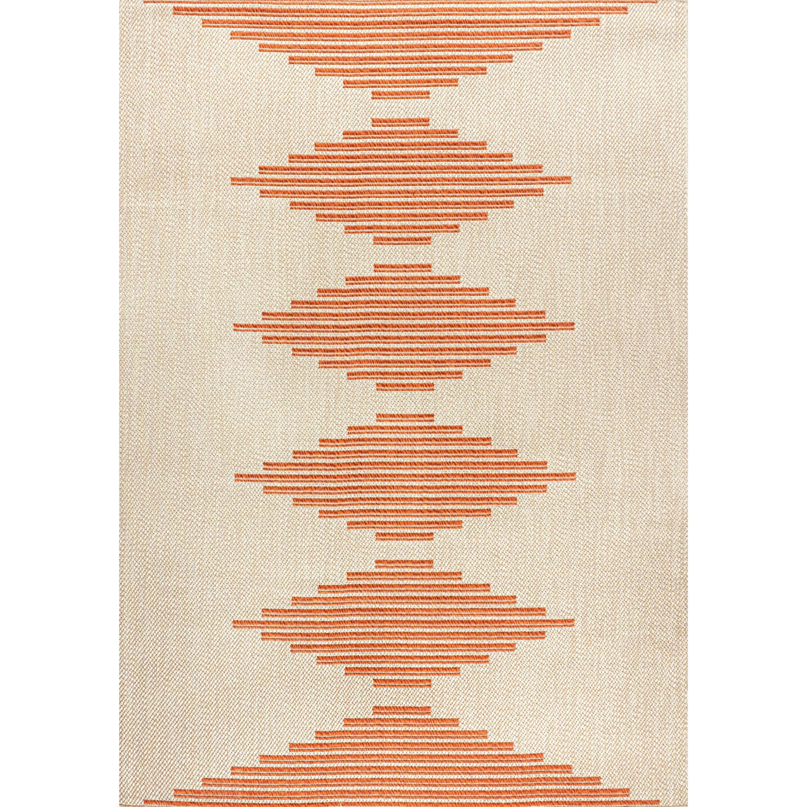 JONATHAN Y Castara Diamond Stripe Indoor/Outdoor Area Rug