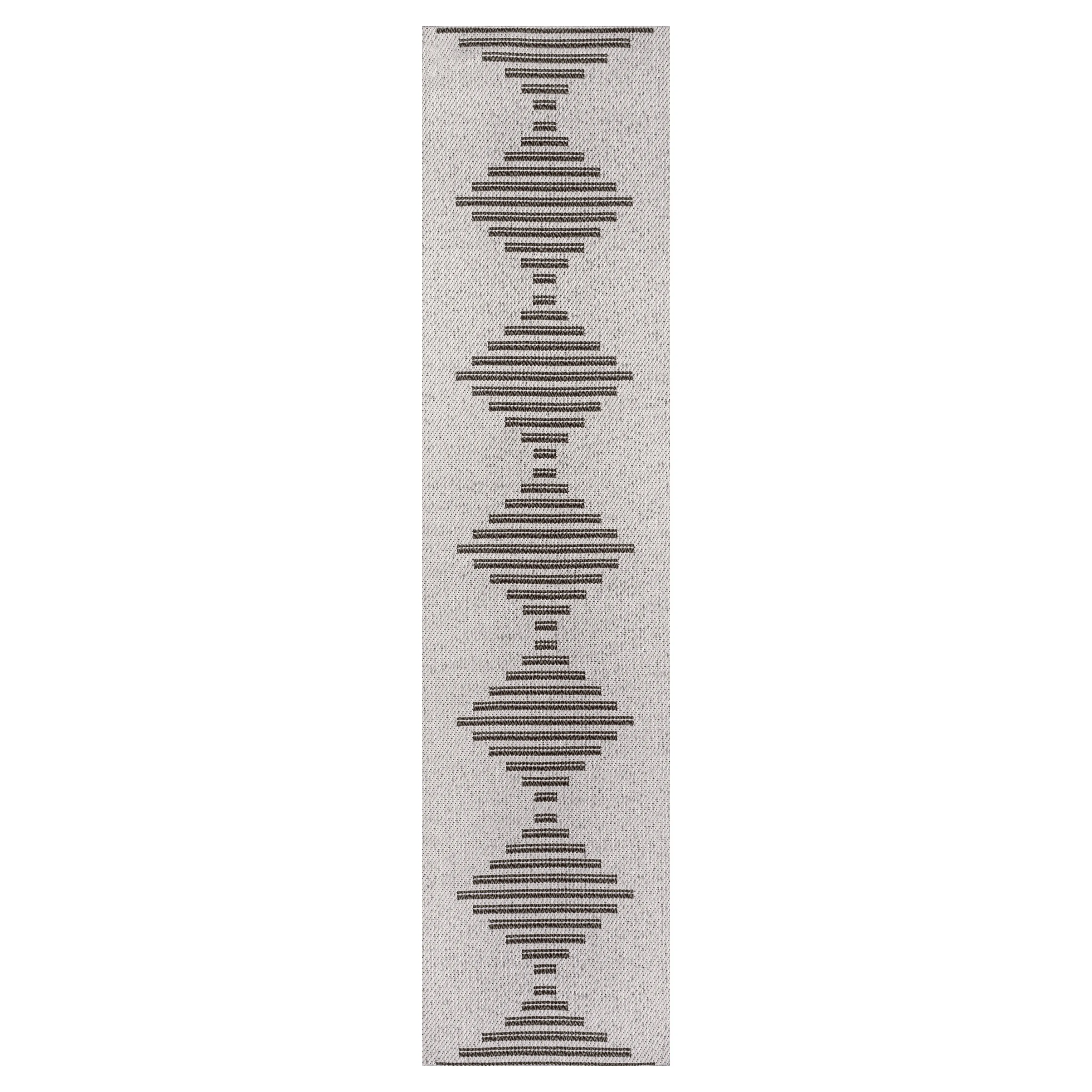 JONATHAN Y Castara Diamond Stripe Indoor/Outdoor Area Rug
